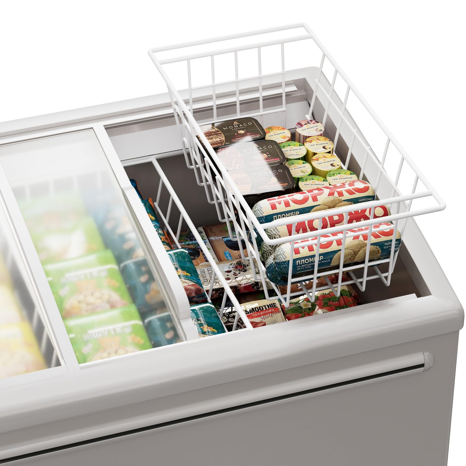 Chest Freezer Baskets Organizer (2 Count)