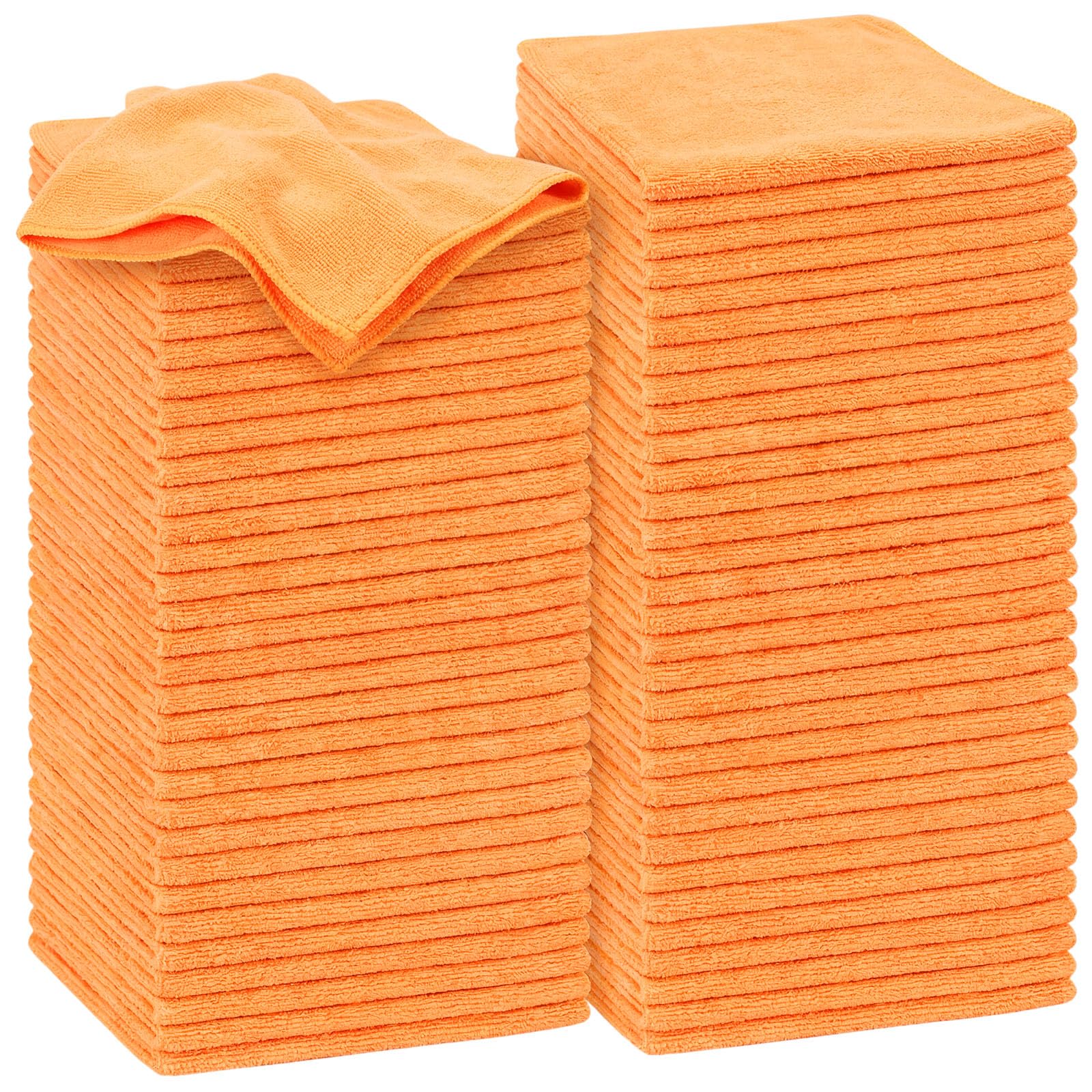 Microfiber Cleaning Cloths for Cars 16 x 16 Inch Ultra Absorbent Car Towels Drying Reusable Cleaning Supplies House Kitchen Window Microfiber Towel (60 Count)