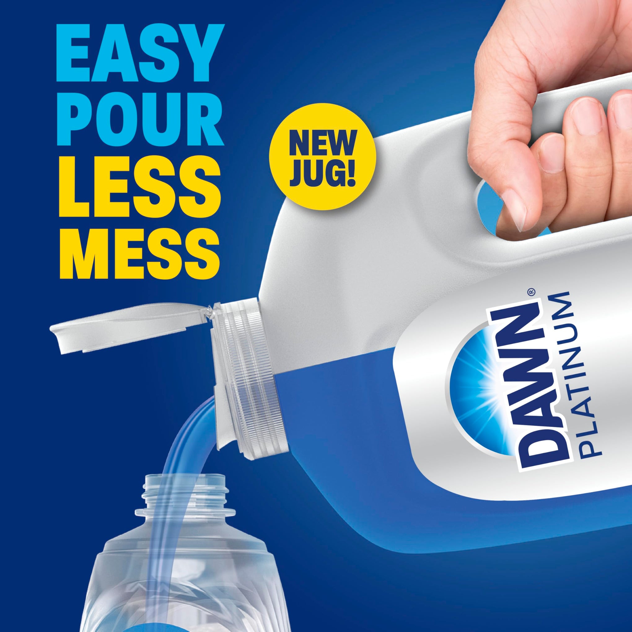 Platinum Dish Soap Fresh Rain Scent Liquid Dishwashing Detergent (30 Fl Oz)