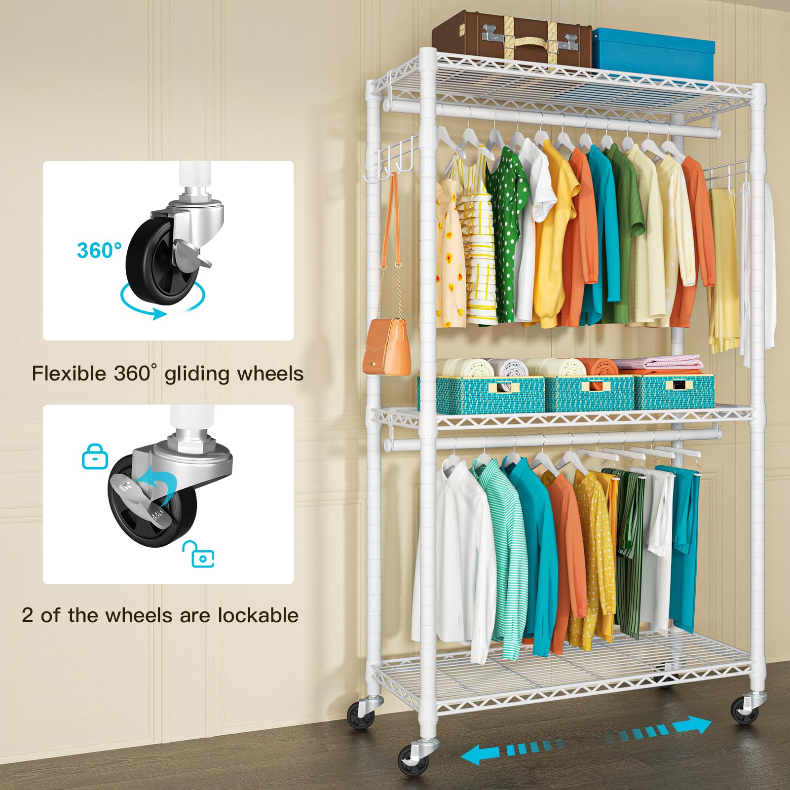 P1 Heavy Duty Garment Rack