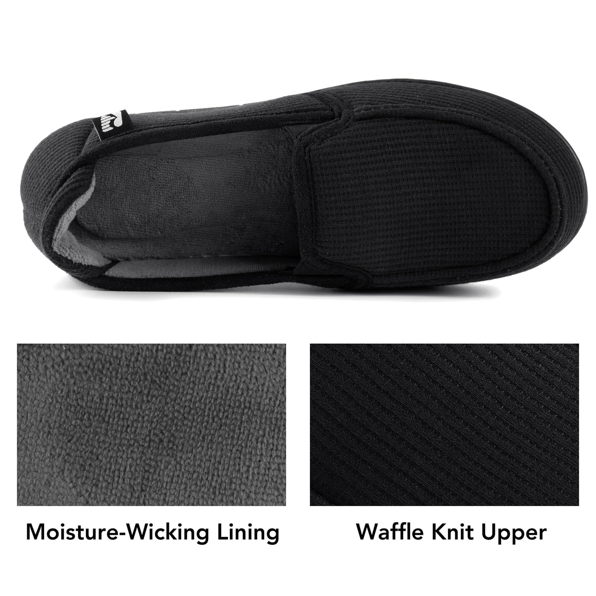 Women's Two Tone Hoodback Slipper with Removable Insole