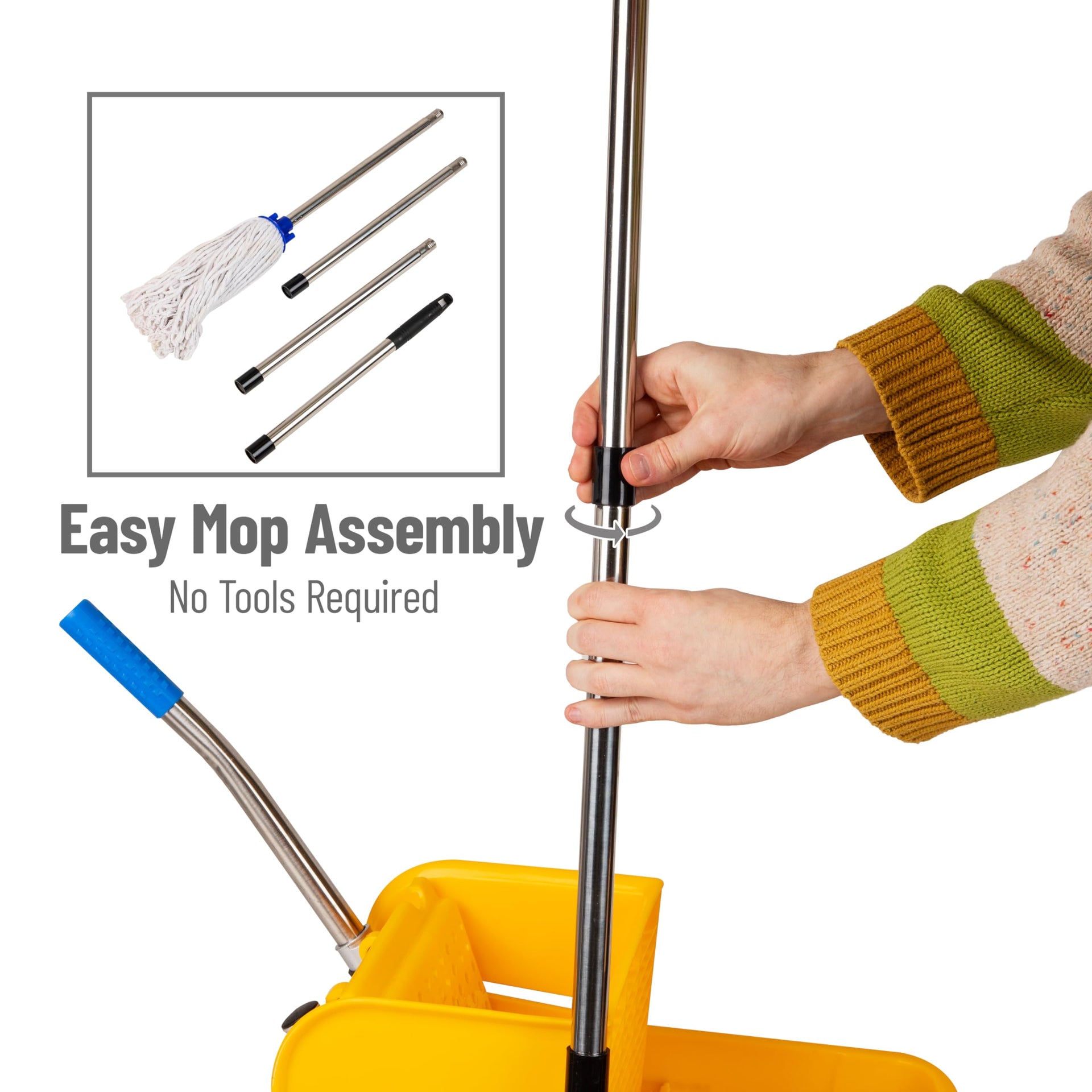 Mop and Bucket Set with Wringer