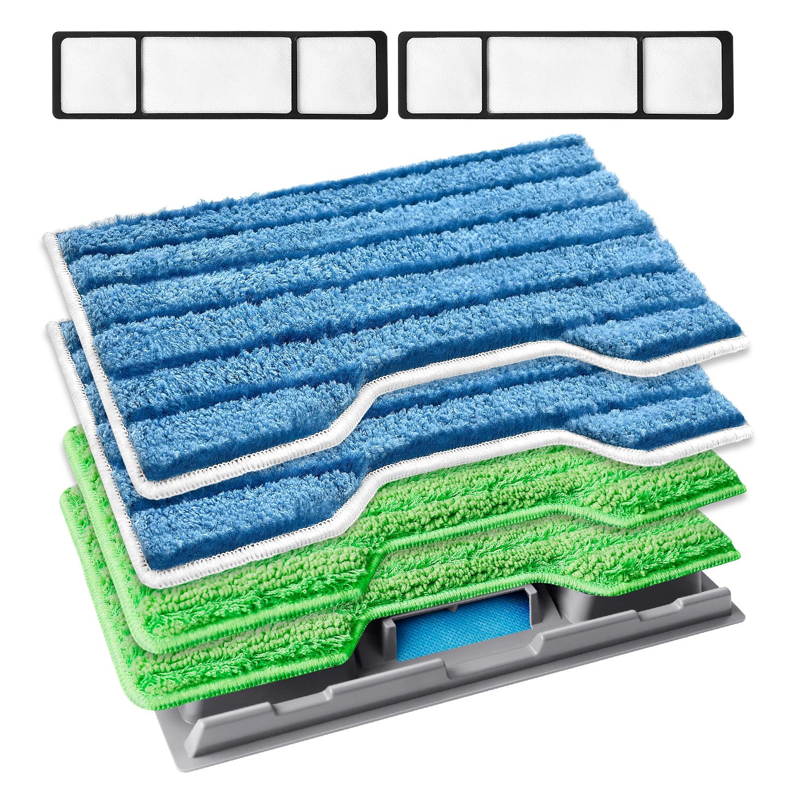 Reusable Replacement Pads Compatible with Shark Vac Mop VM252 VM401