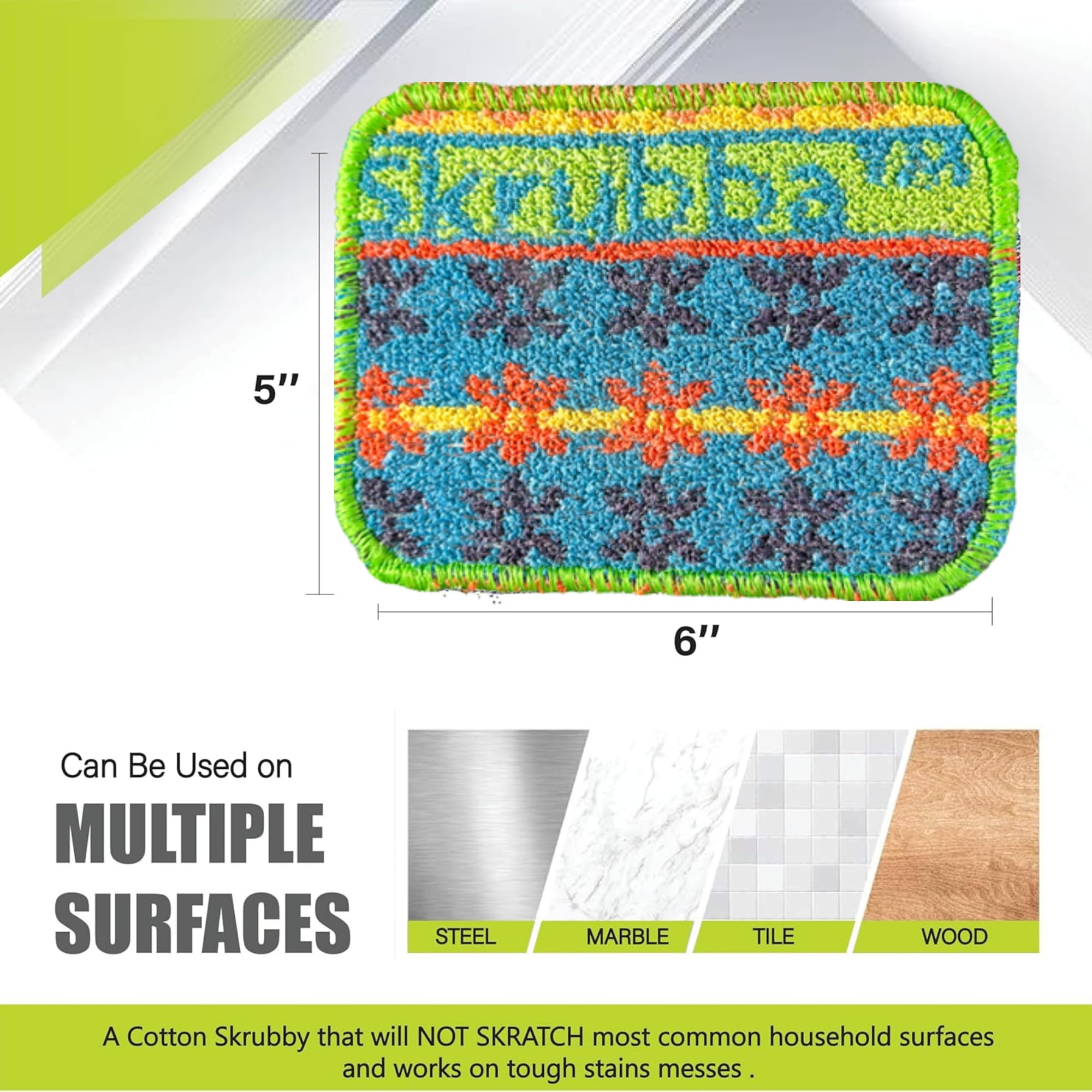 Skrubba 3 Pack Reusable Dish Scrubbers