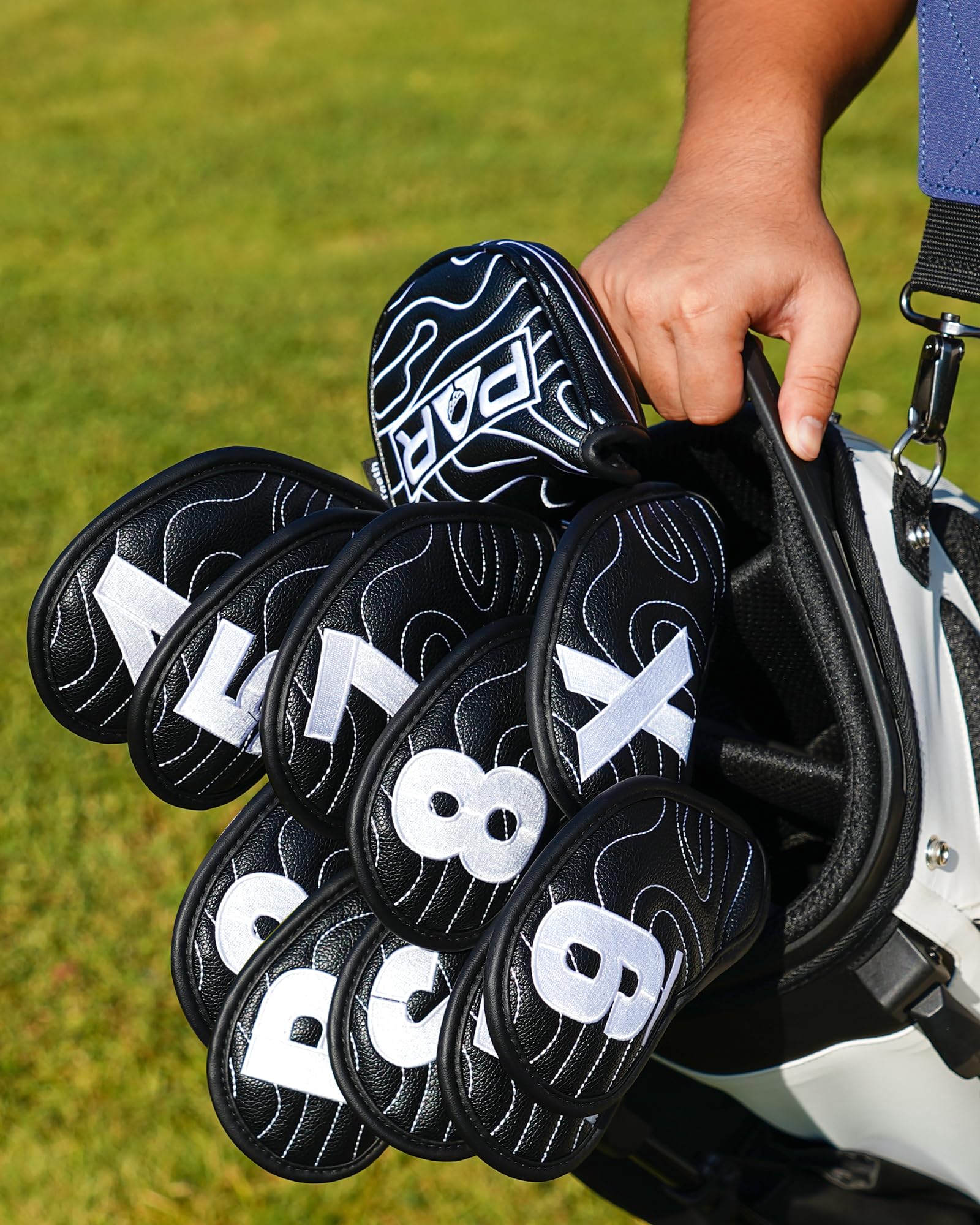Magnetic Golf Iron Club Covers