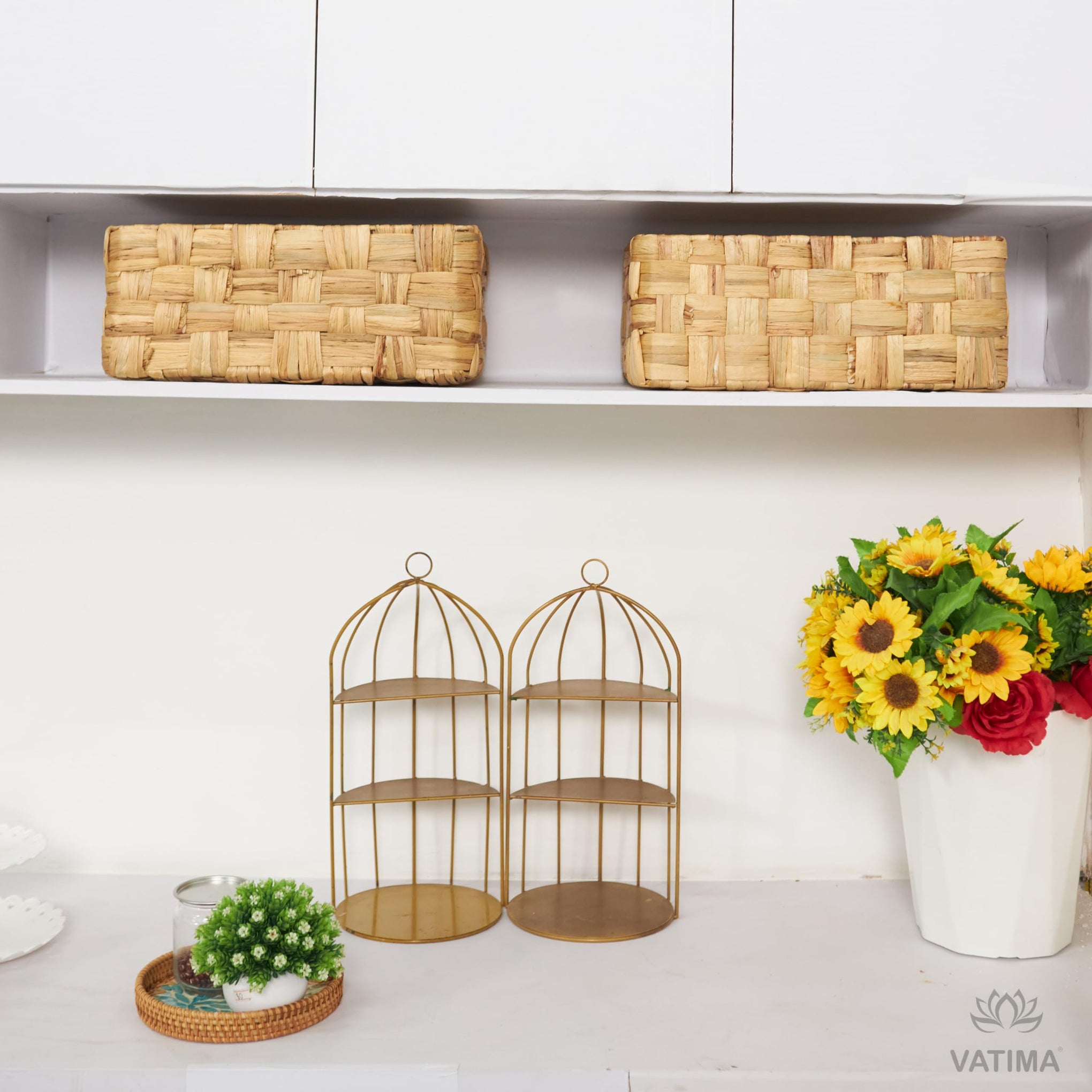 Jumbo Wicker Storage Basket