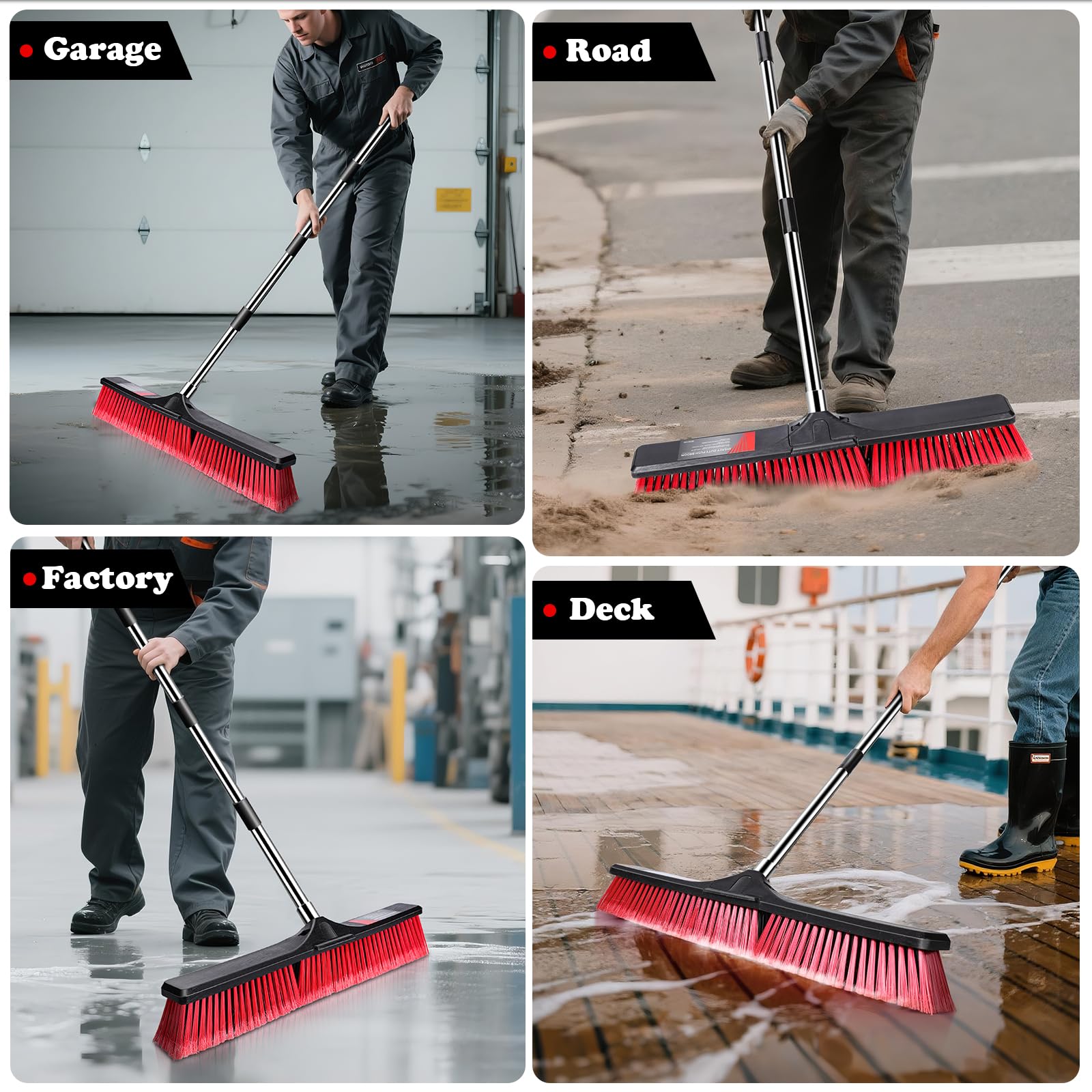 24" Push Broom Outdoor