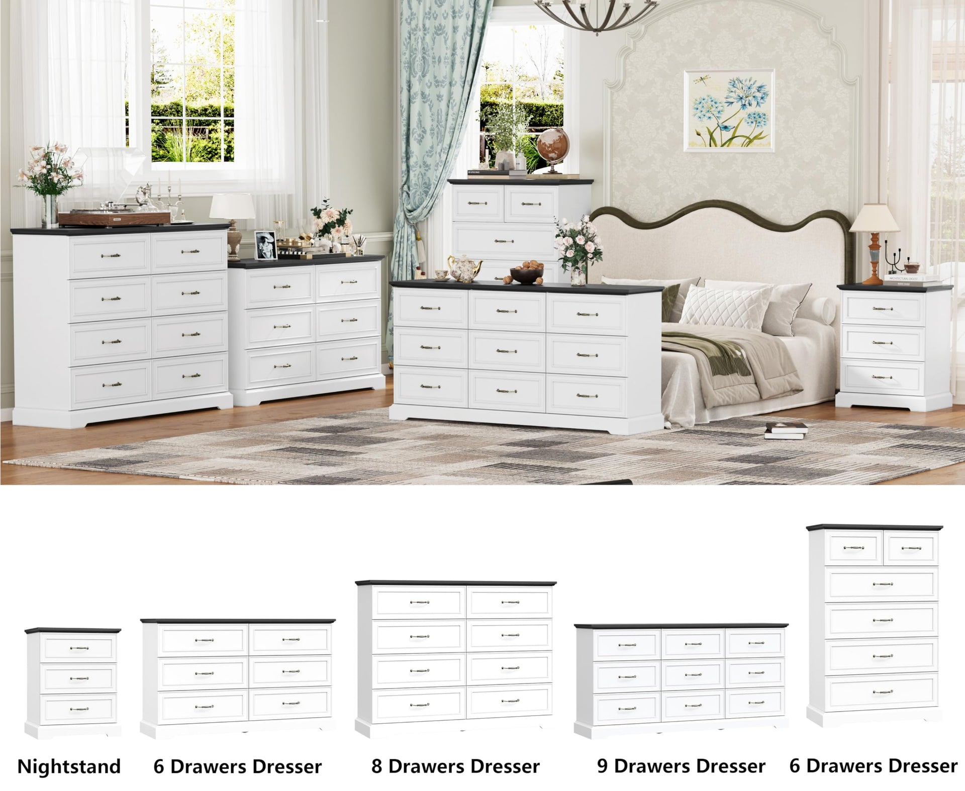 6 Drawer Dresser for Bedroom