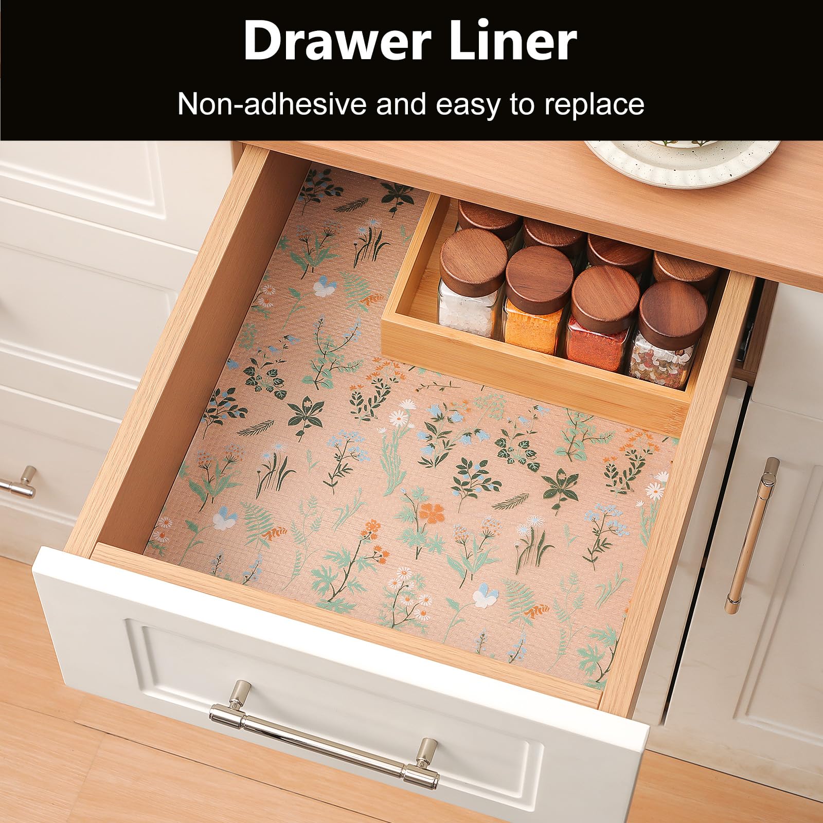 Shelf Liners for Kitchen Cabinets