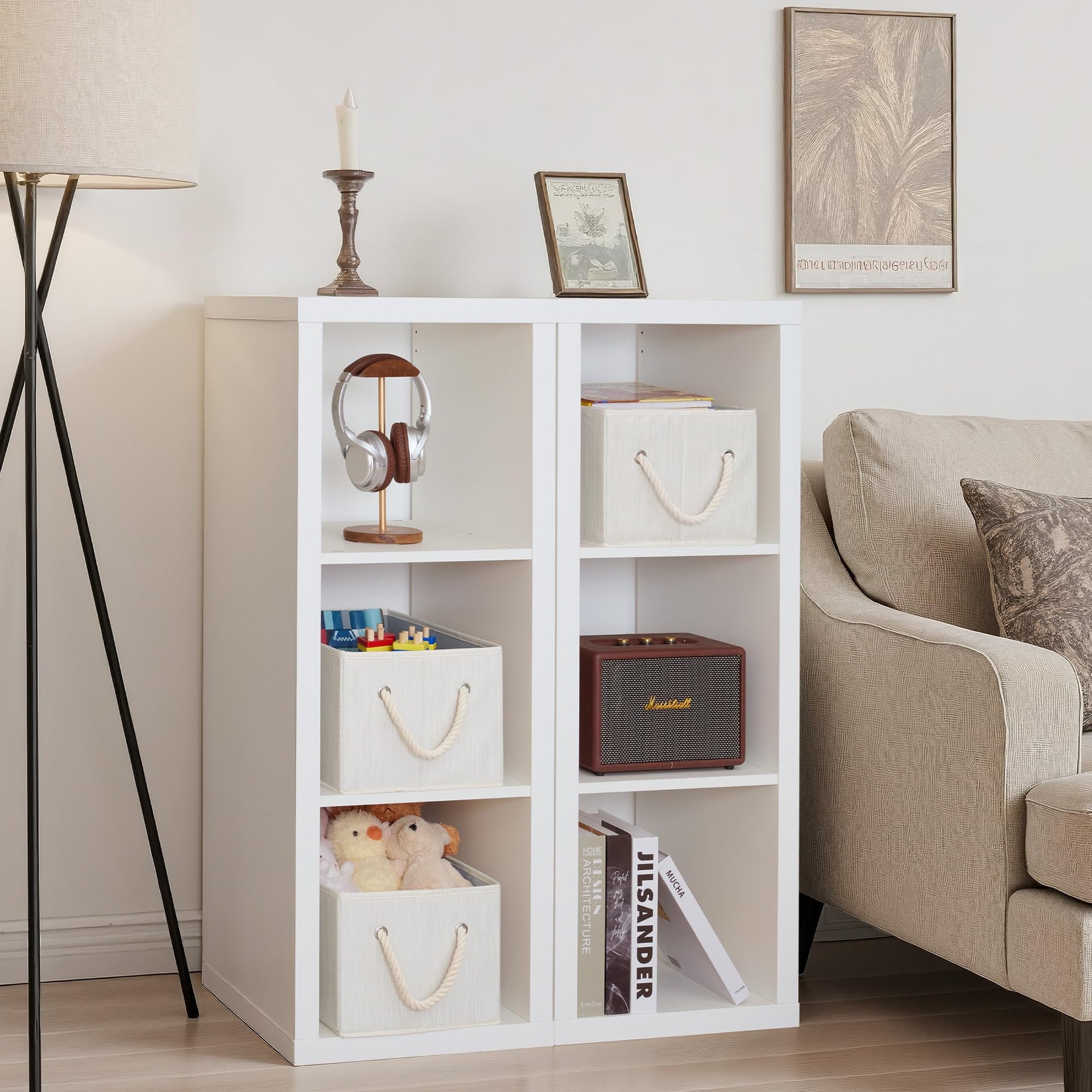 Storage Baskets for Shelves (3 Count)
