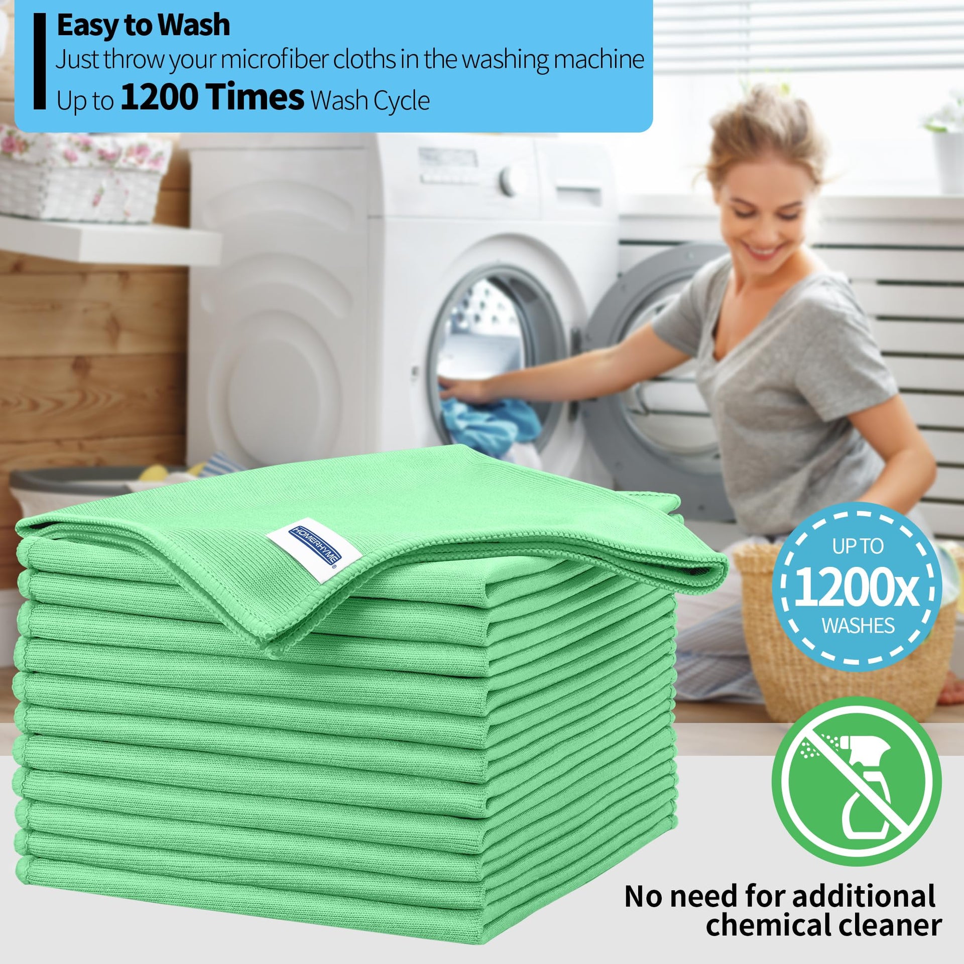 Microfiber Cleaning Cloth (12 Count)