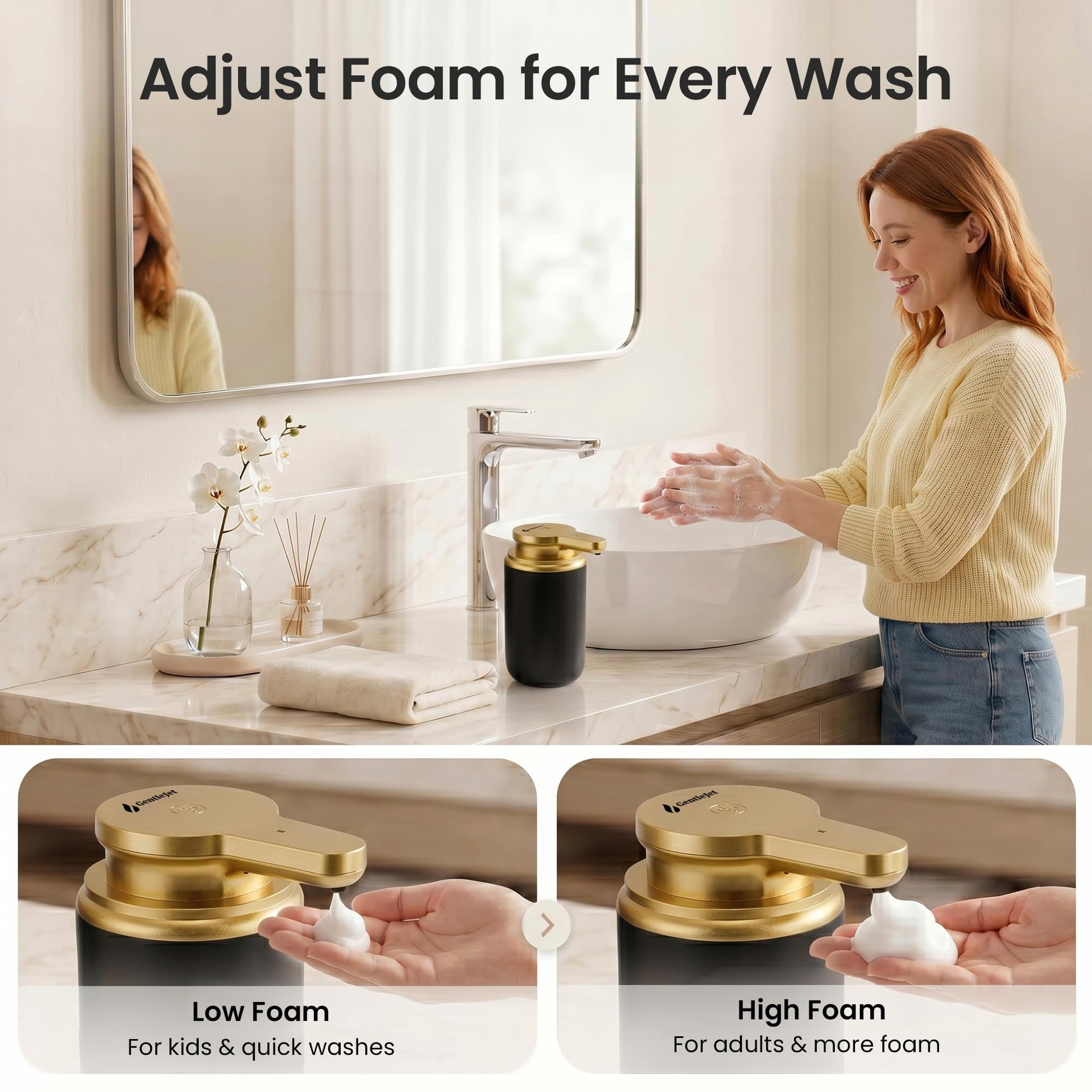 SimpleFoam Automatic Foaming Soap Dispenser Touchless Sensor