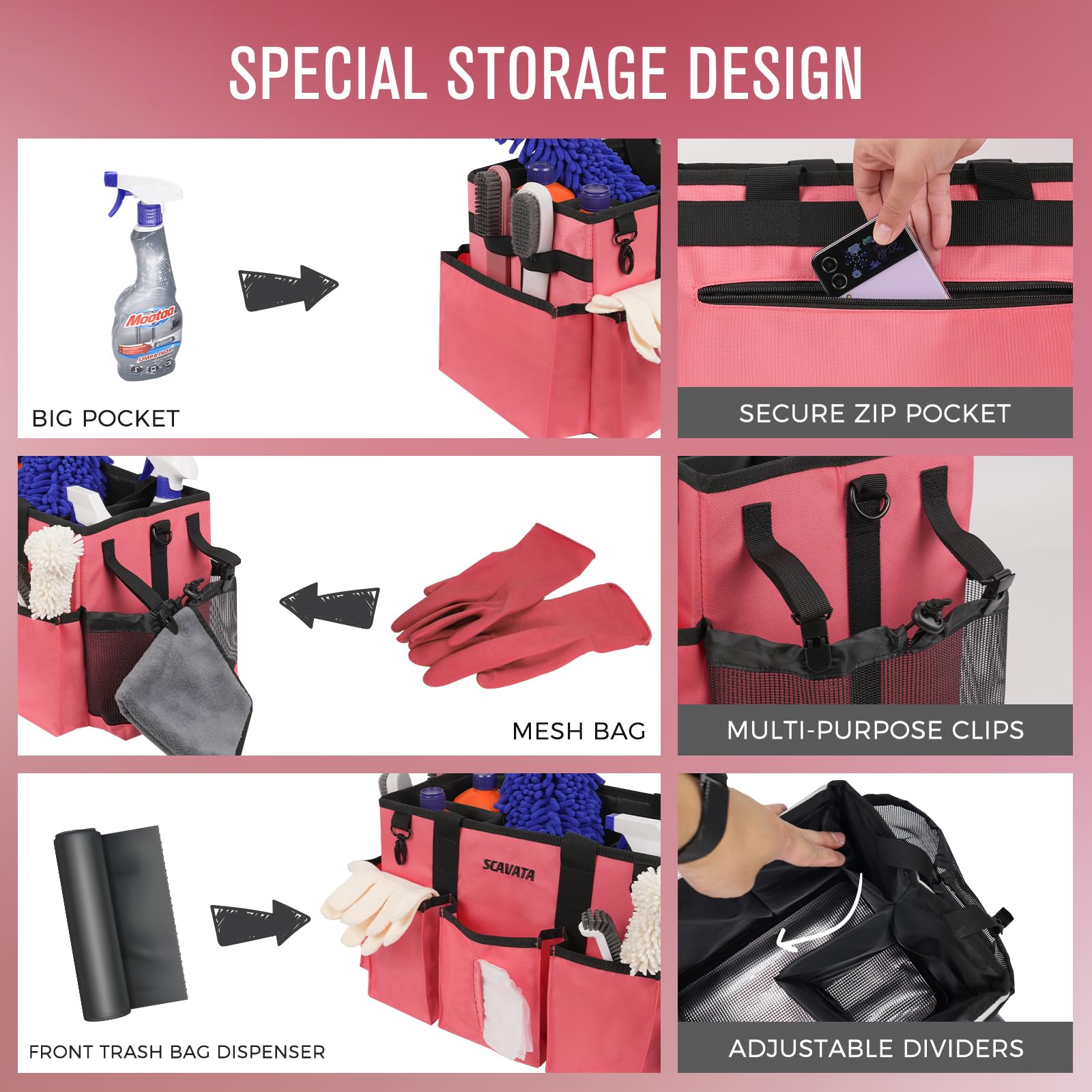 Wearable Cleaning Caddy Bag