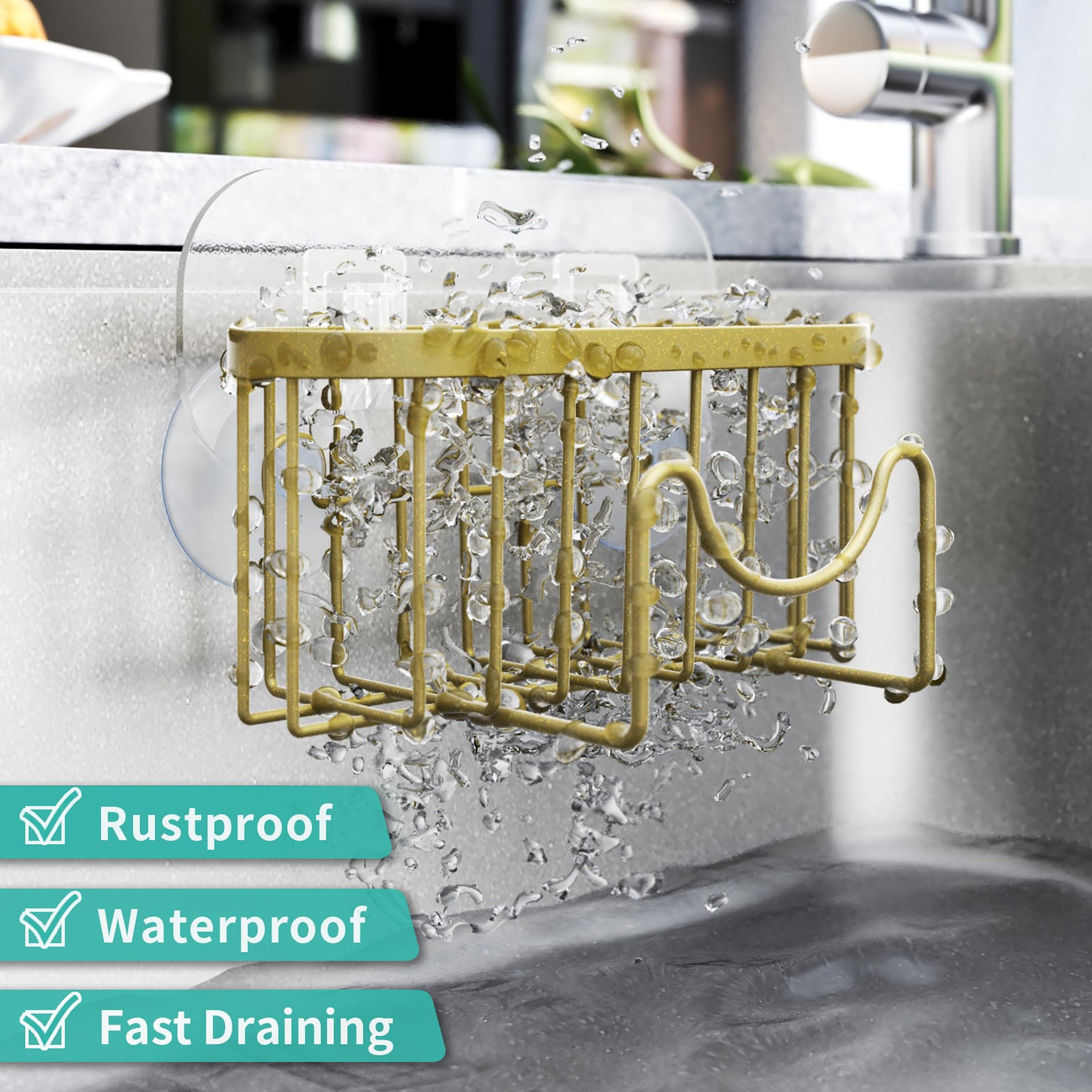 Sponge Holder for Kitchen Sink