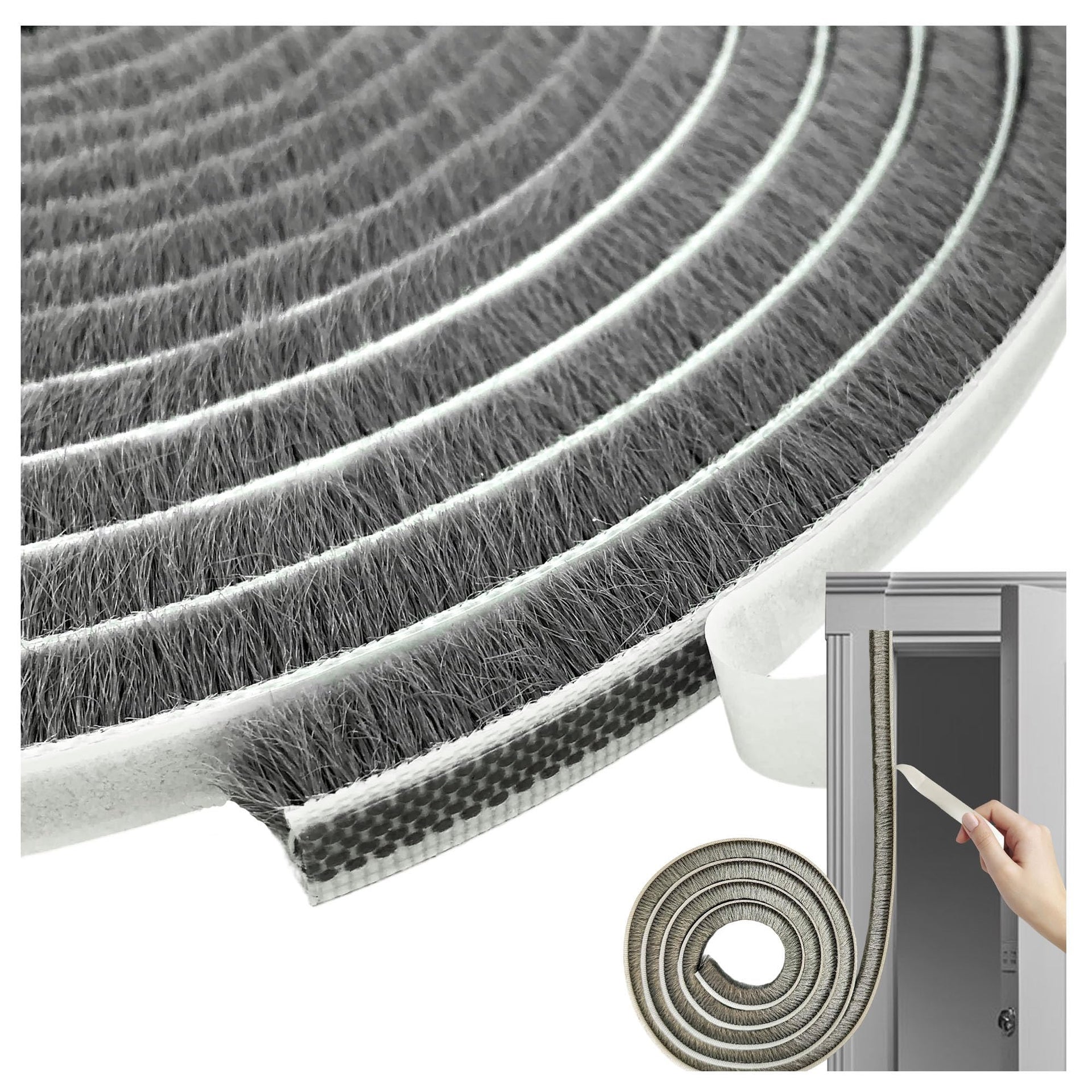 Self Adhesive Pile Weather Stripping Seal for Sliding Windows and Door Frames