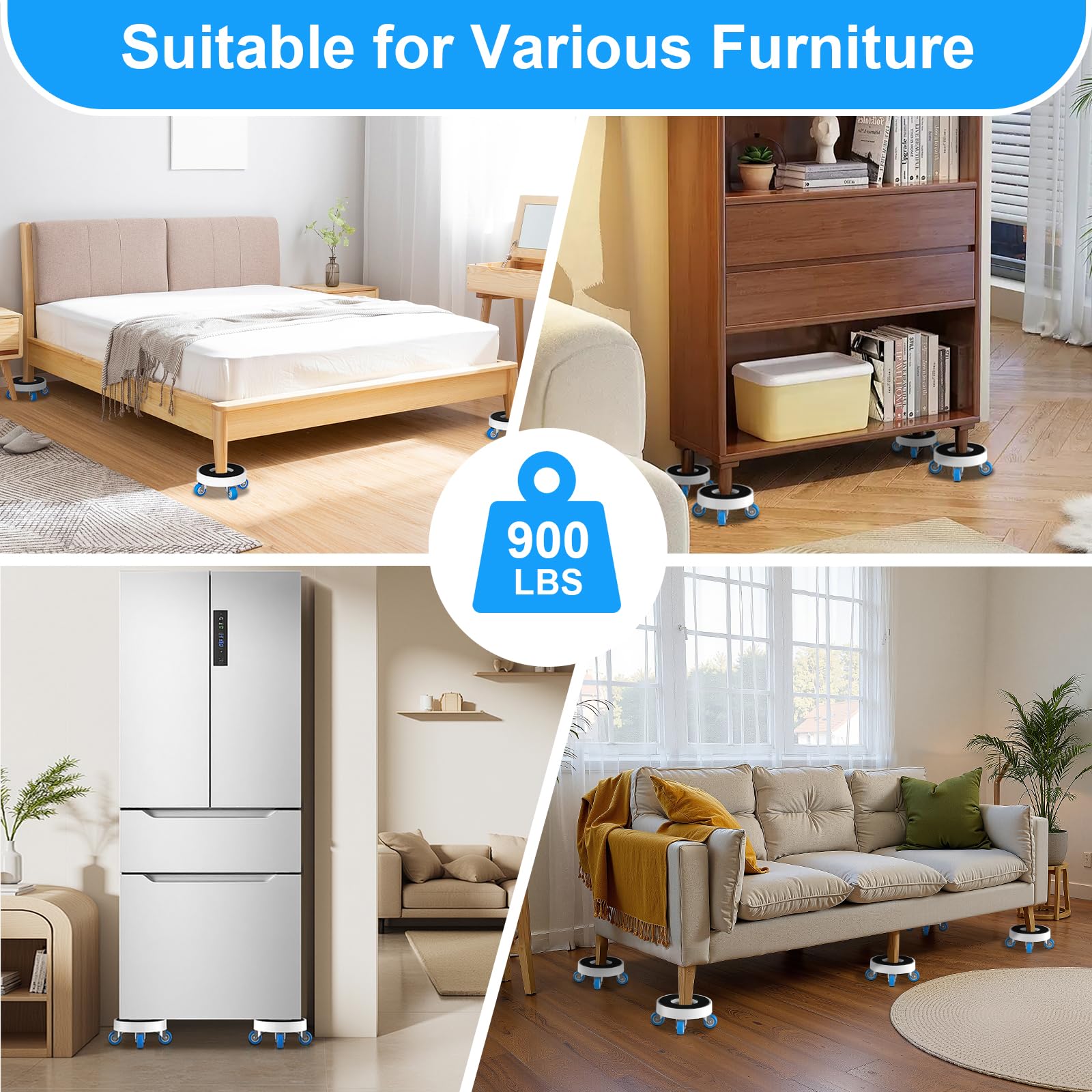 New Upgrade Furniture Movers with Wheels