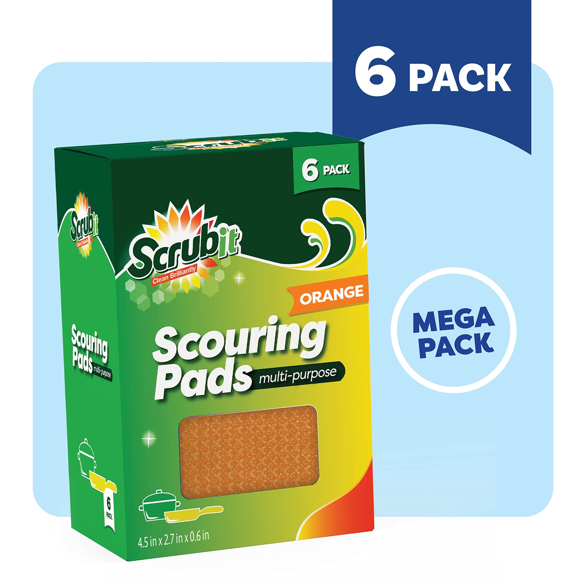 Multi Purpose Scouring Pad (6 Count)