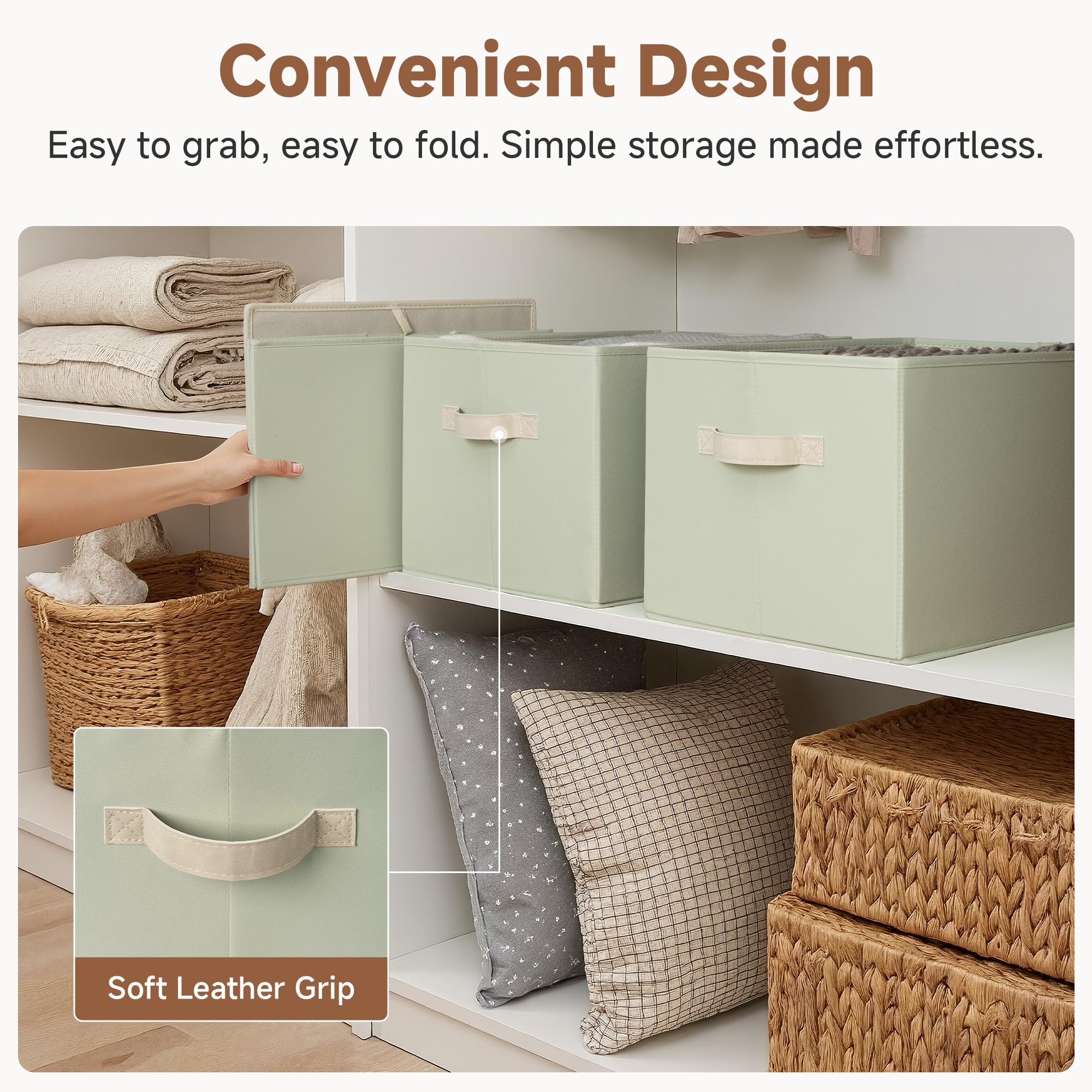 Storage Basket for Shelves (3 Count)