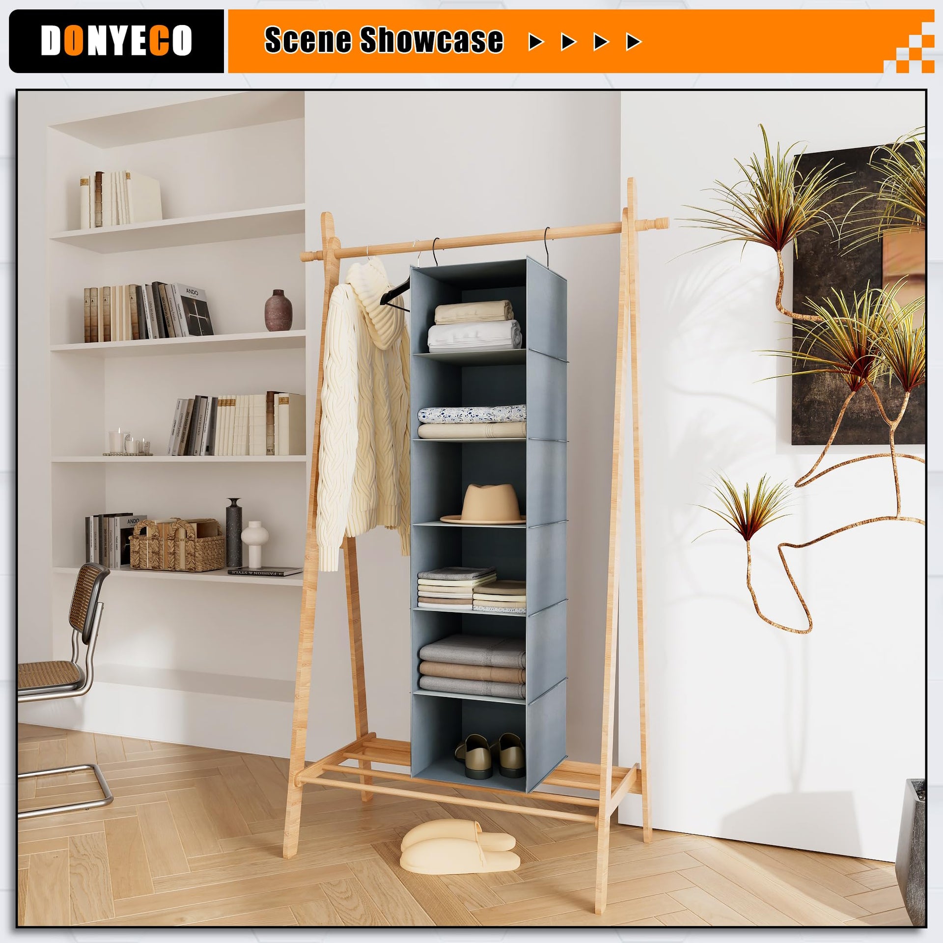 Hanging Closet Organizer 6 (6 Count)