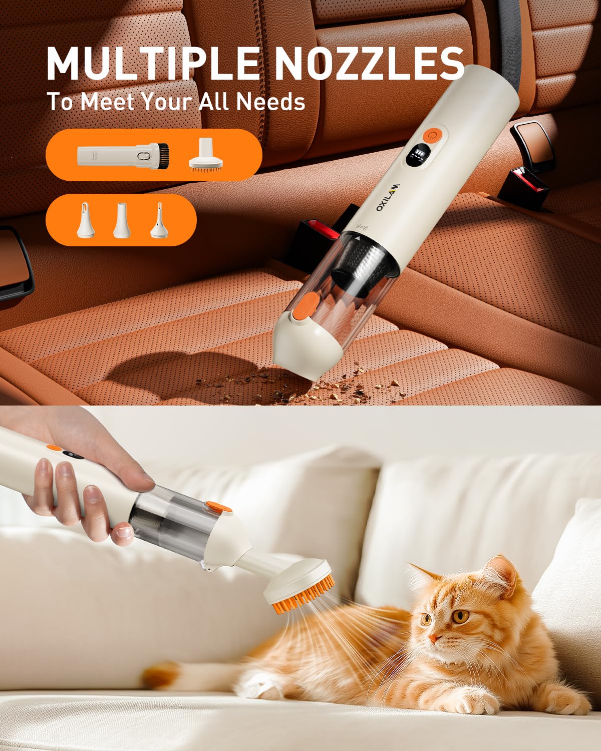 Car Vacuum Handheld Vacuum Portable Cordless