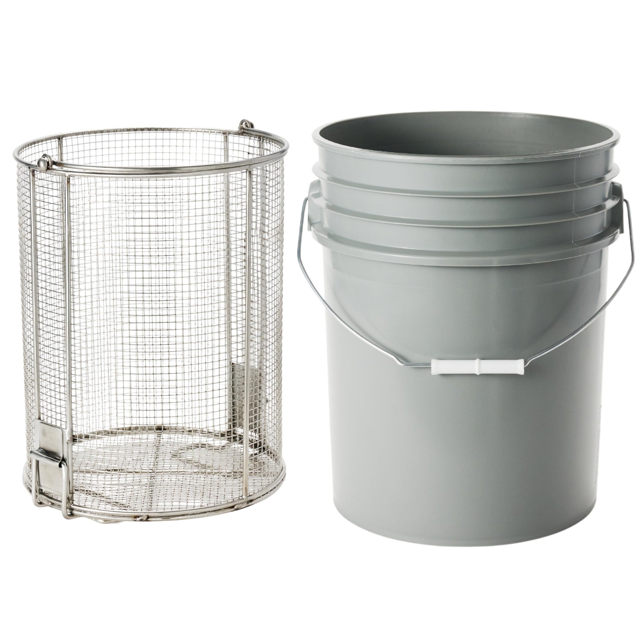 Dip N’ Drain Stainless Steel Part Cleaning Strainer Basket for 5