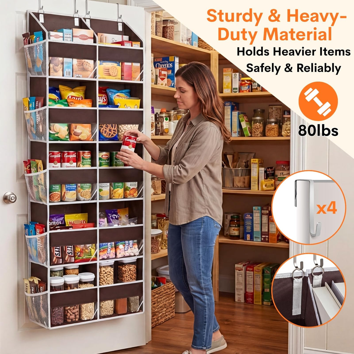 Over the Door Organizer 5 Tiers