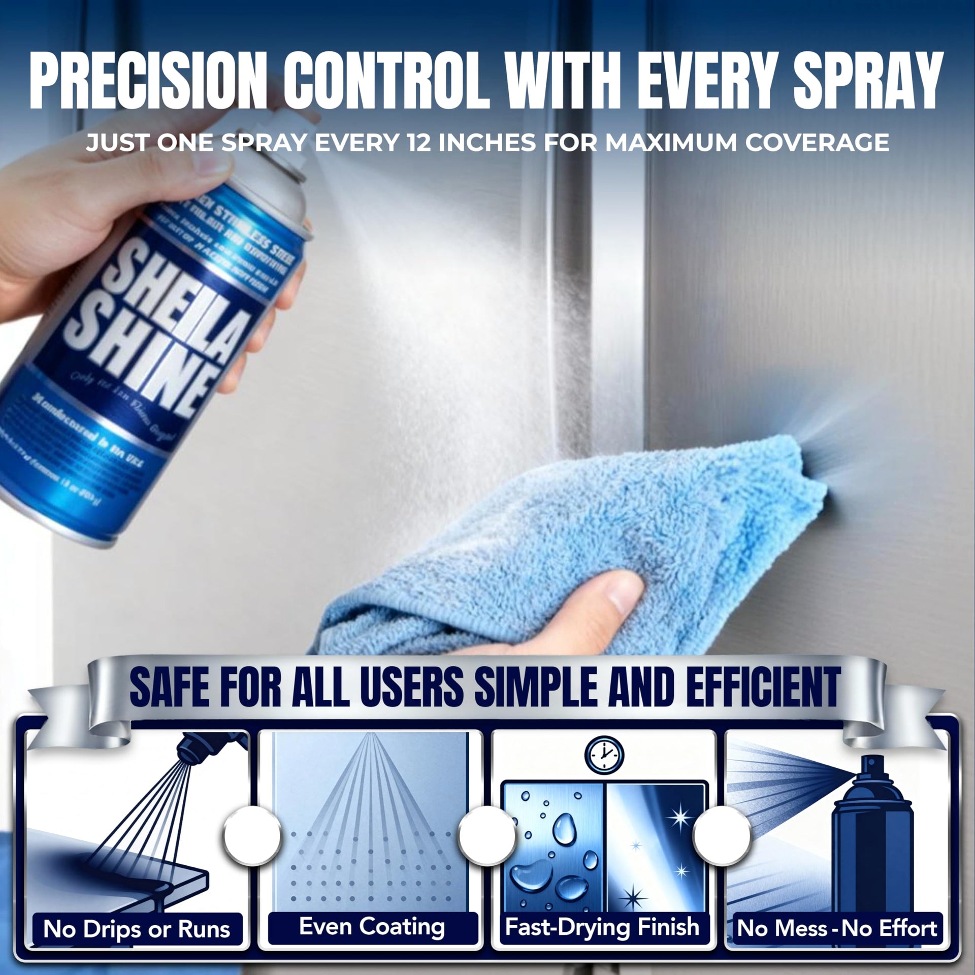 3oz Stainless Steel Cleaner and Polish (3 Fl Oz)
