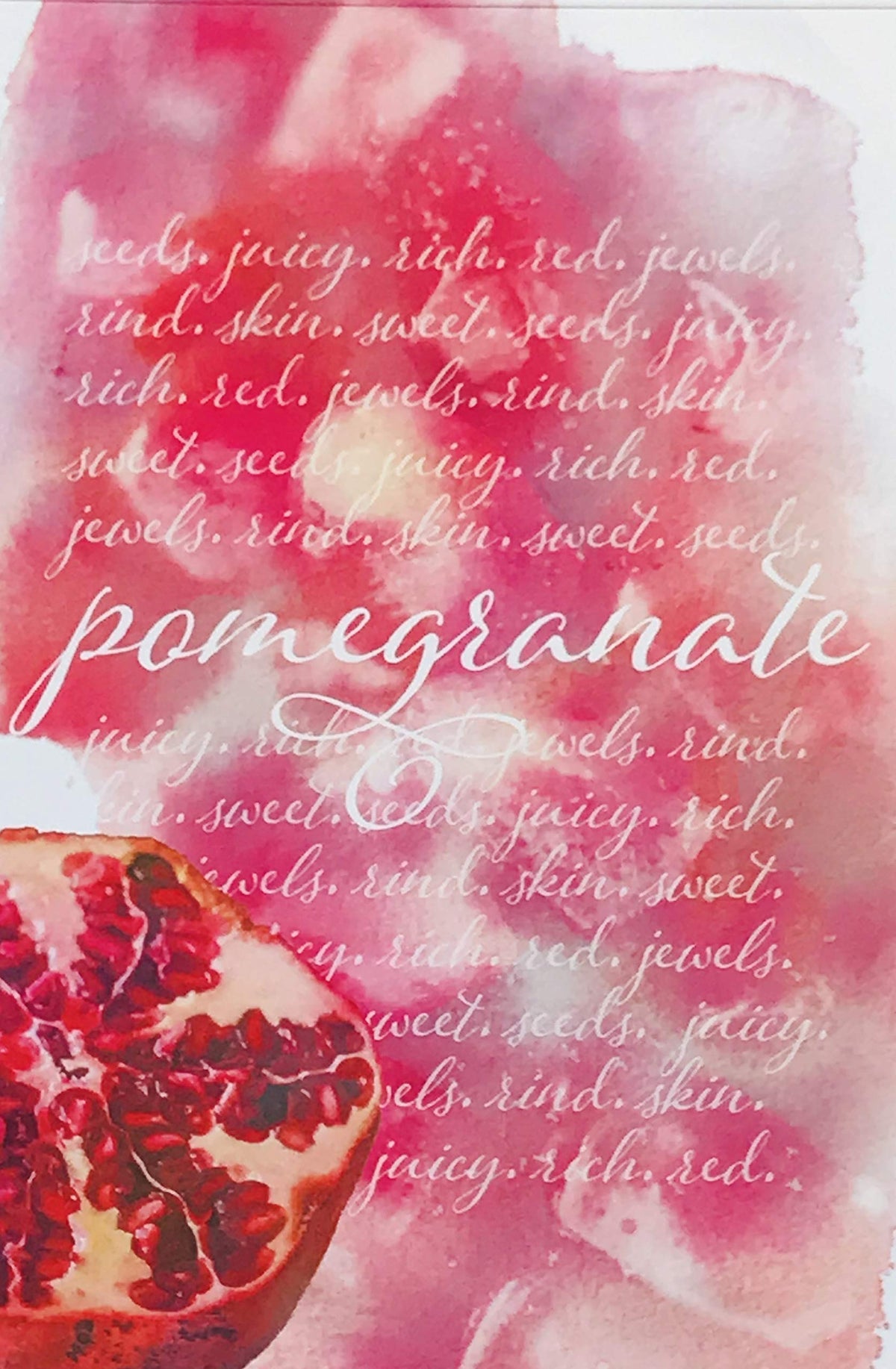 6 Pack Pomegranate Large Scented Sachet Envelope