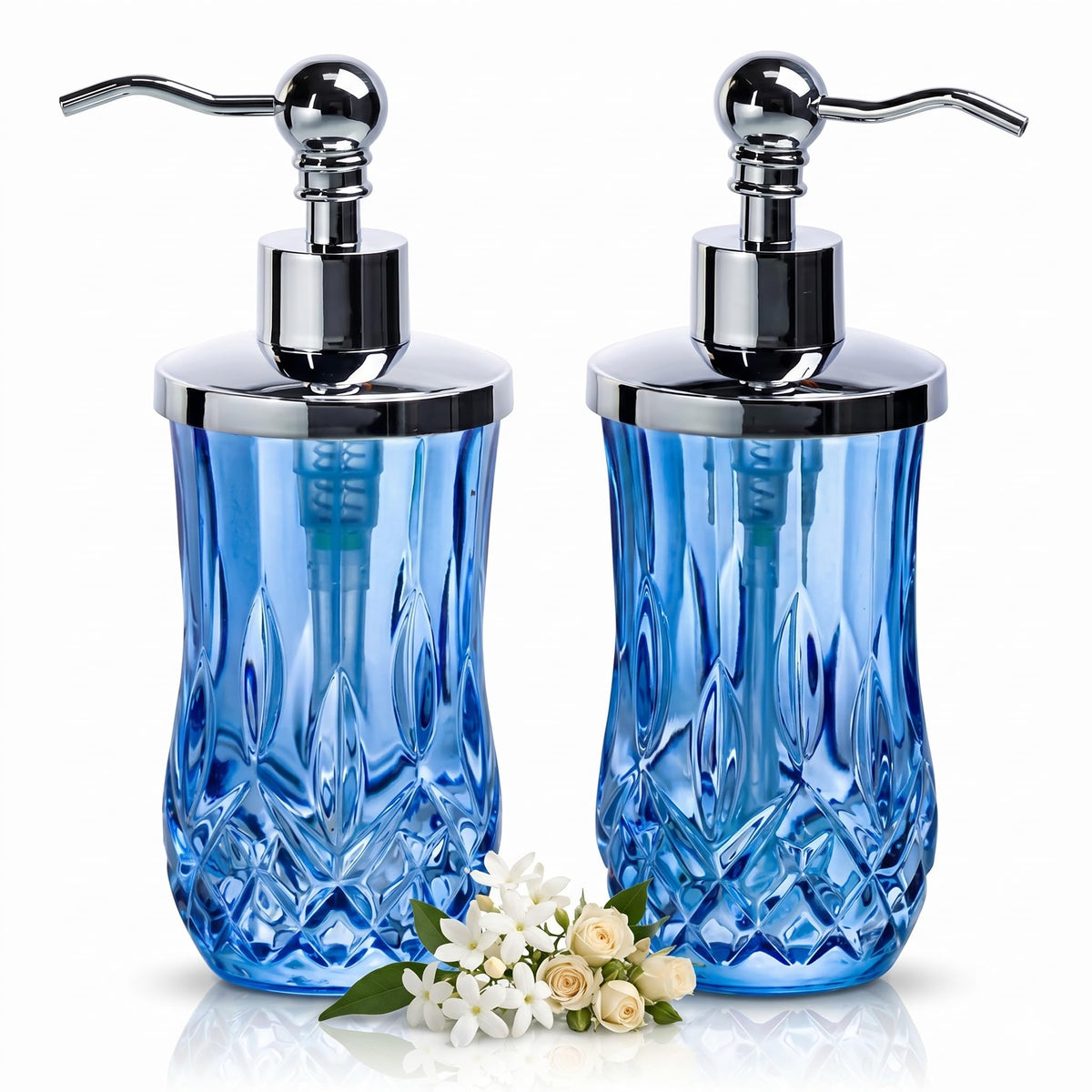 2 Pack 9Oz Blue Soap Dispenser (2 Count)