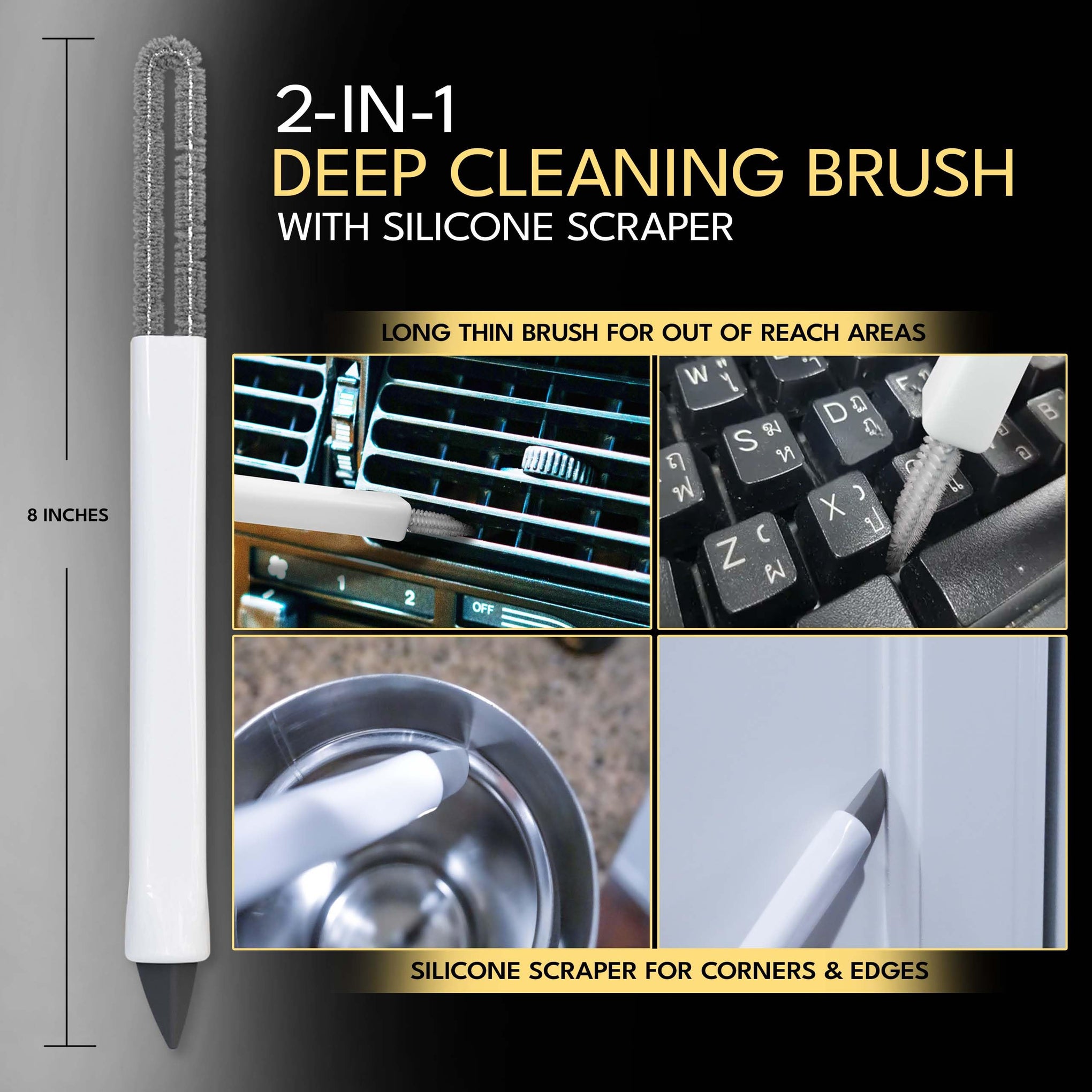 Small Cleaning Brush Set 3pcs