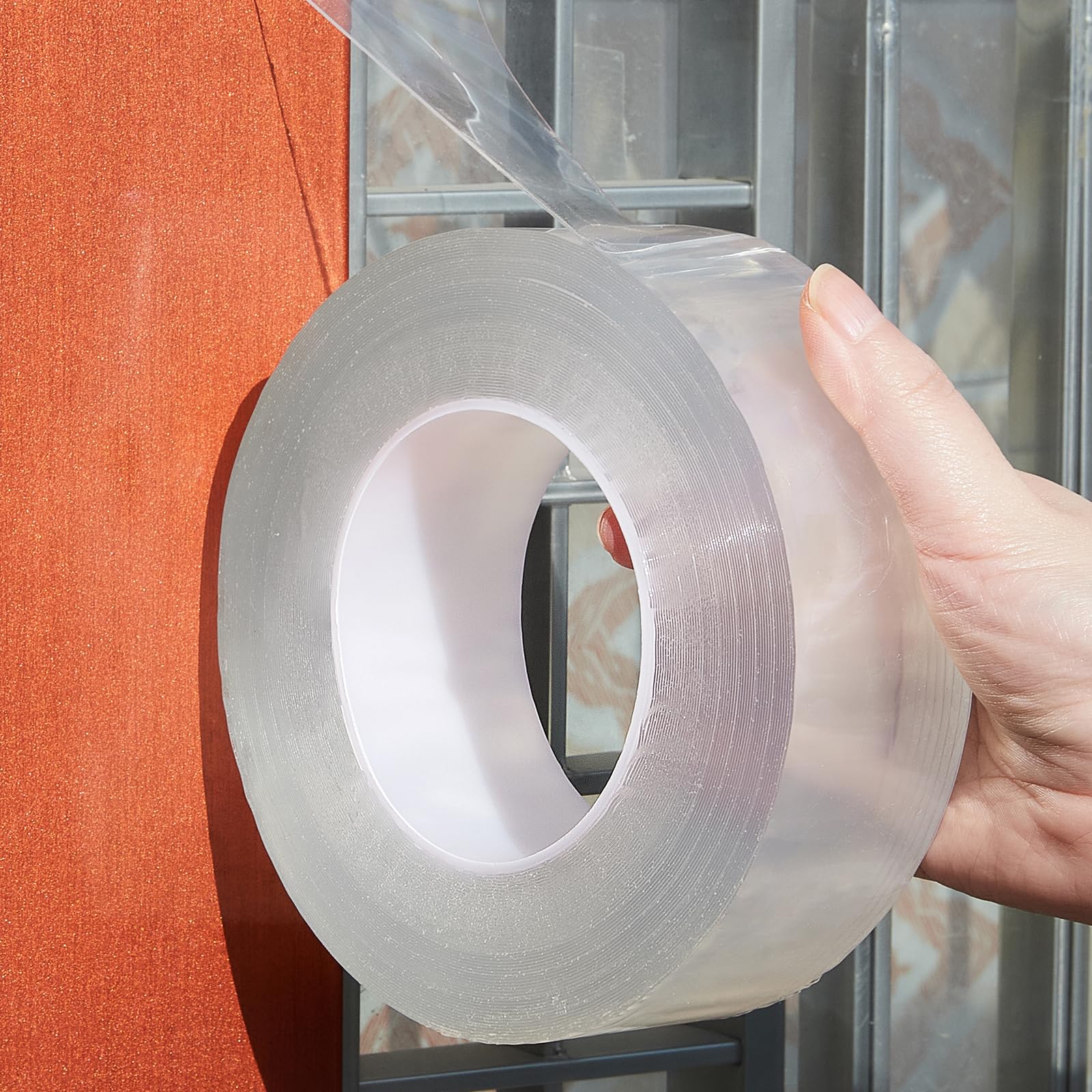 Transparent Window Weather Sealing Tape 2inch*33ft Weather Stripping Residue (33 Foot)