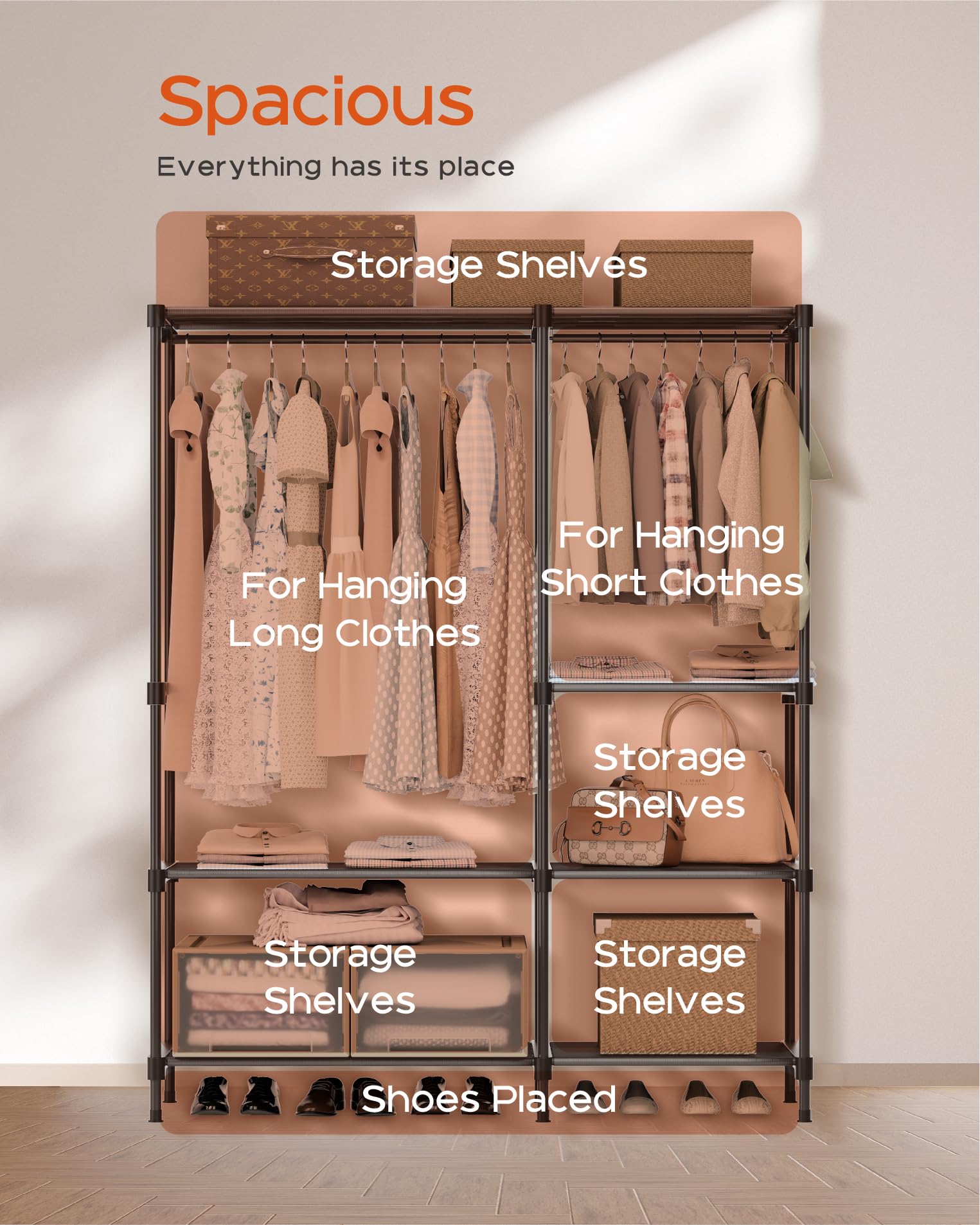 Clothes Rack Portable Closet