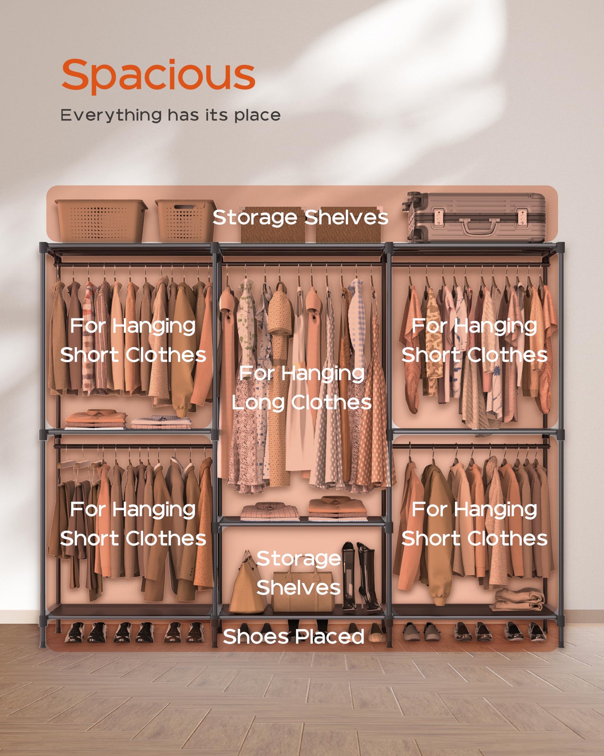 Clothes Rack Portable Closet