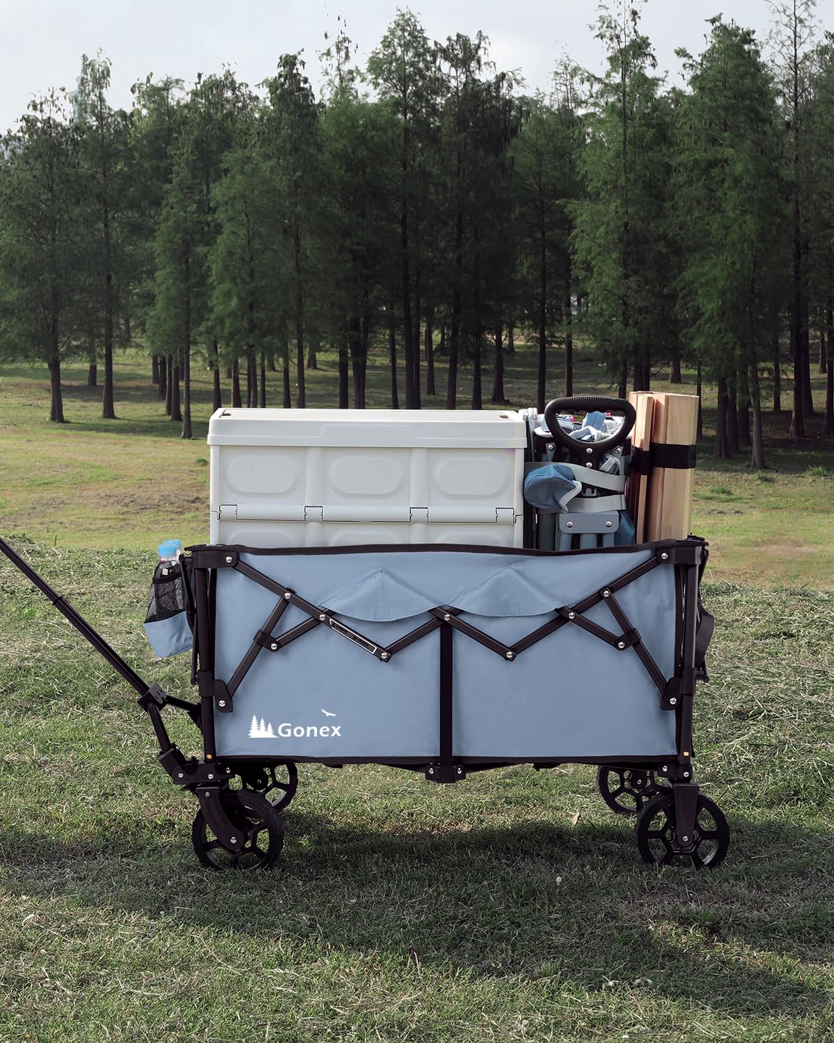 38" L Collapsible Wagon Cart Foldable
