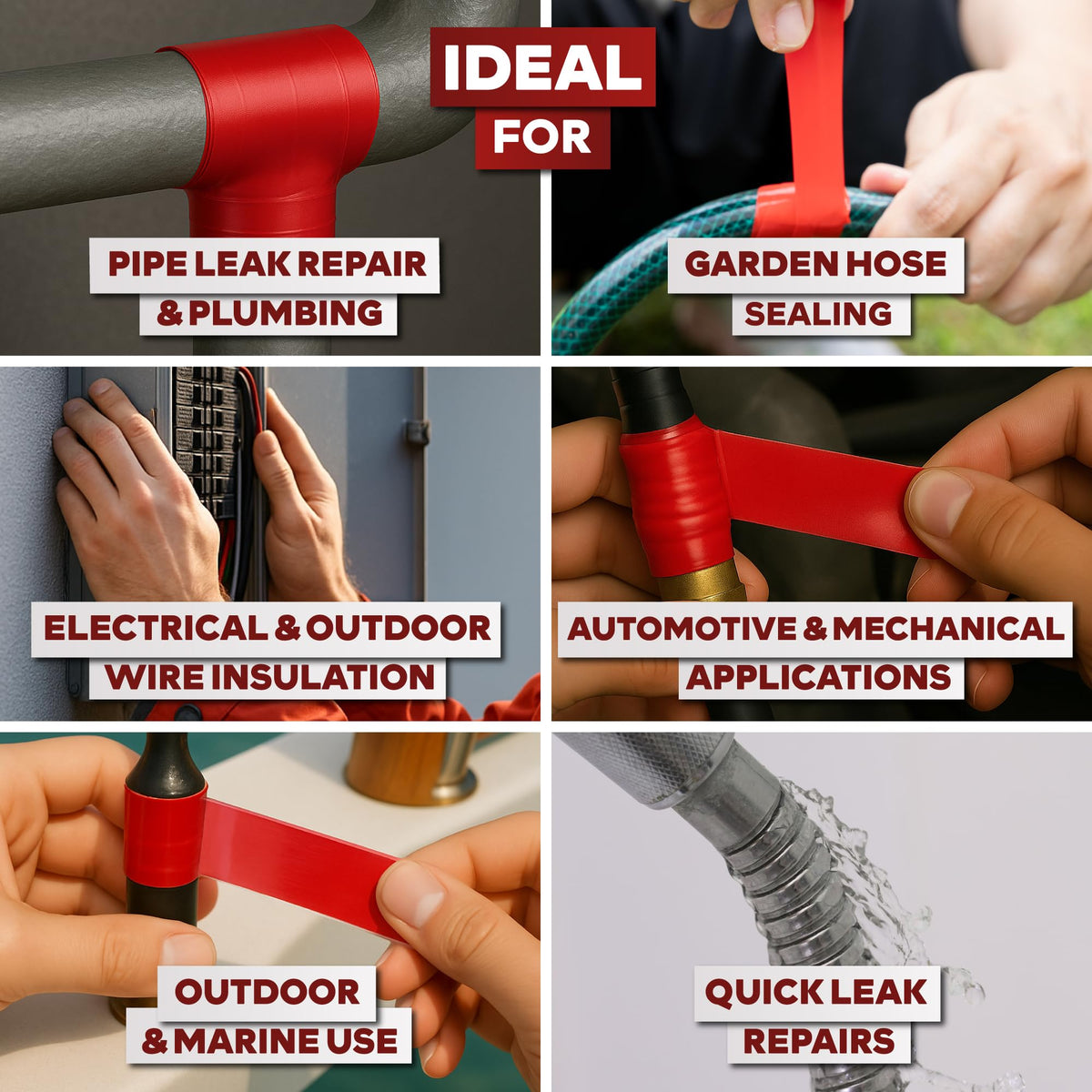 Self Fusing Silicone Tape Waterproof (36 Foot)