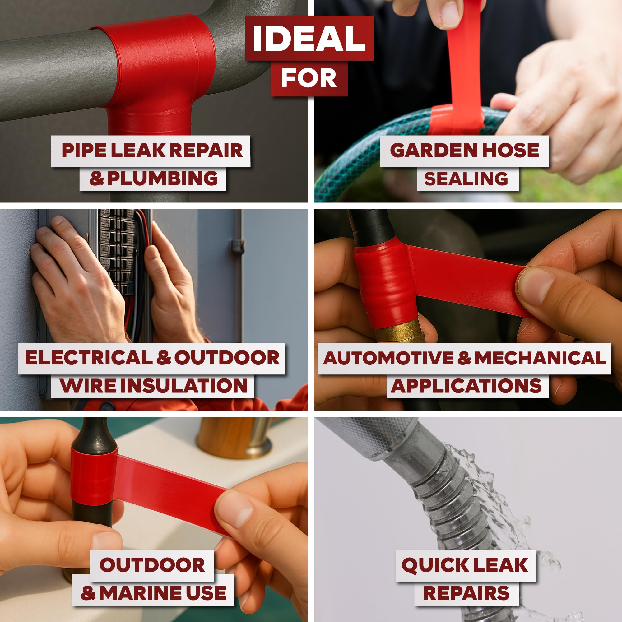 Self Fusing Silicone Tape Waterproof (36 Foot)