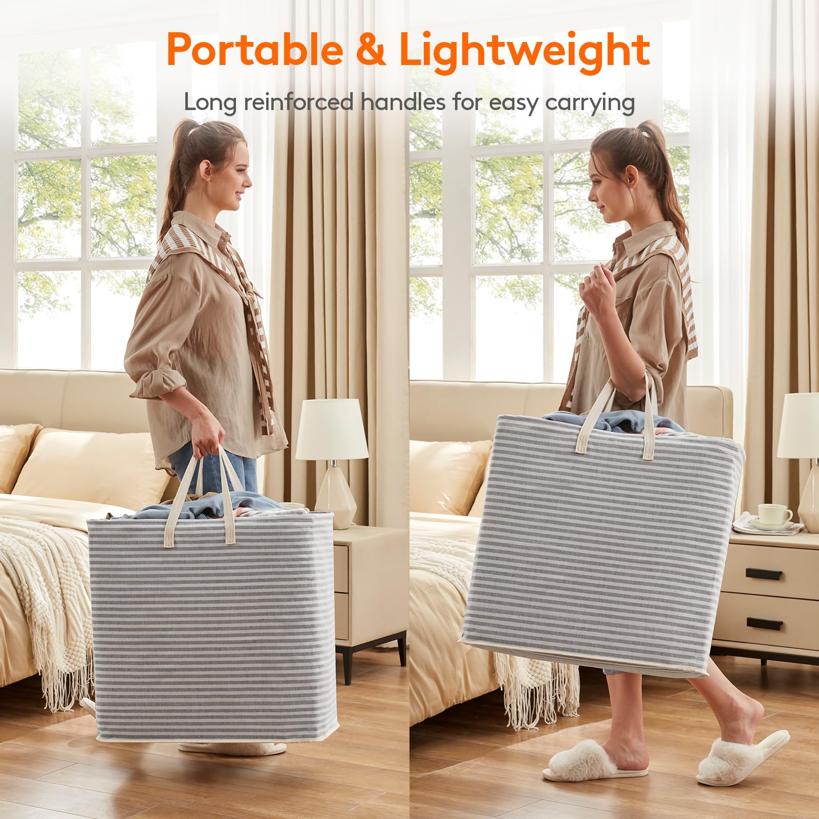 2 Pack Laundry Basket 90L Each (2 Count)