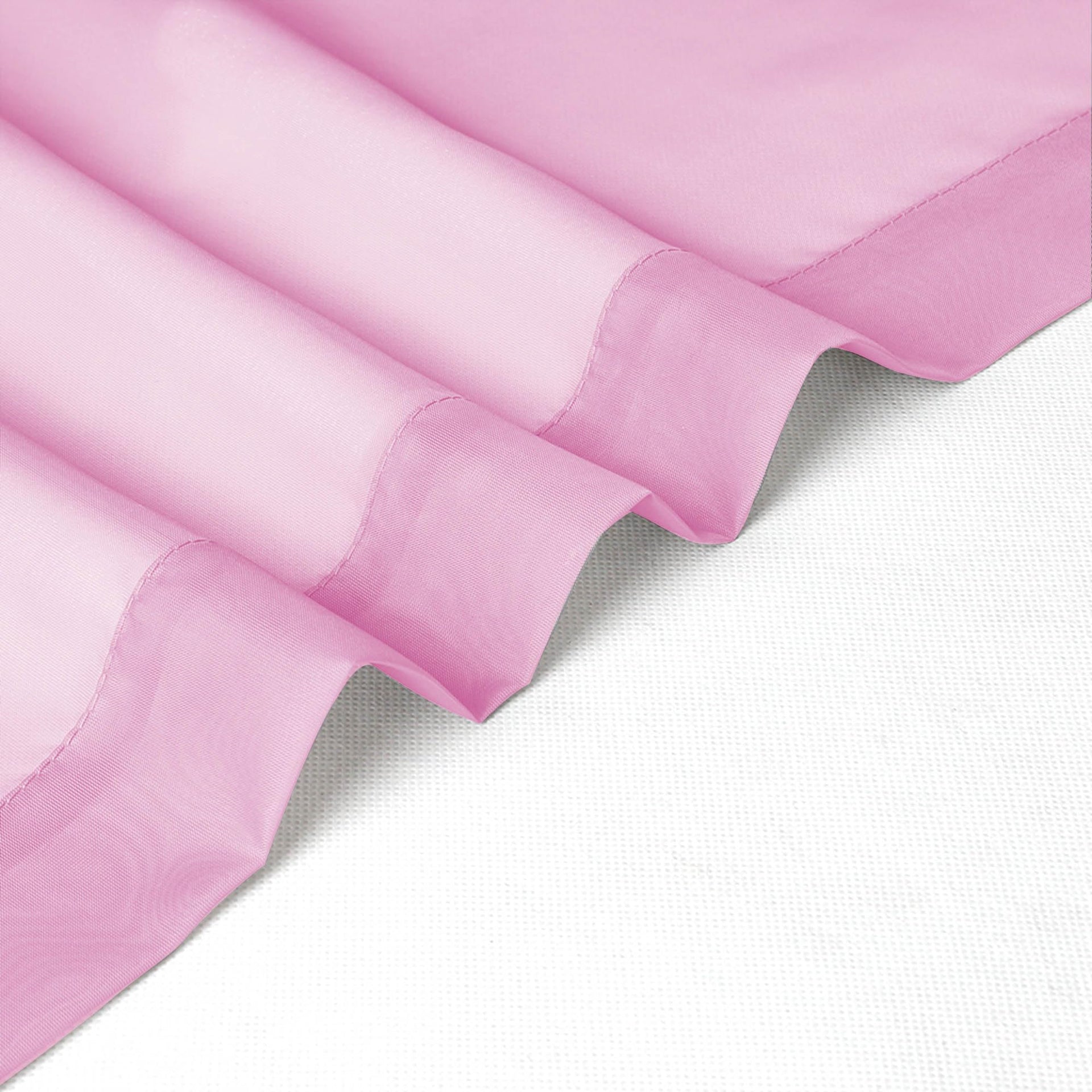 Pink Sheer Curtains 54 Inch Long 2 Panels (2 Count)