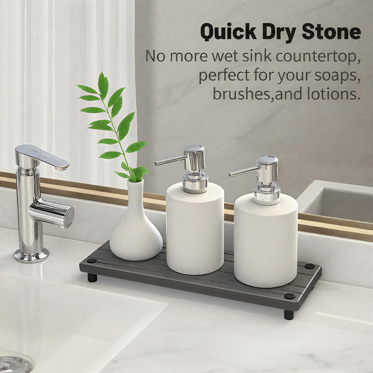 Quick Dry Sink Caddy Kitchen Sink Organizer