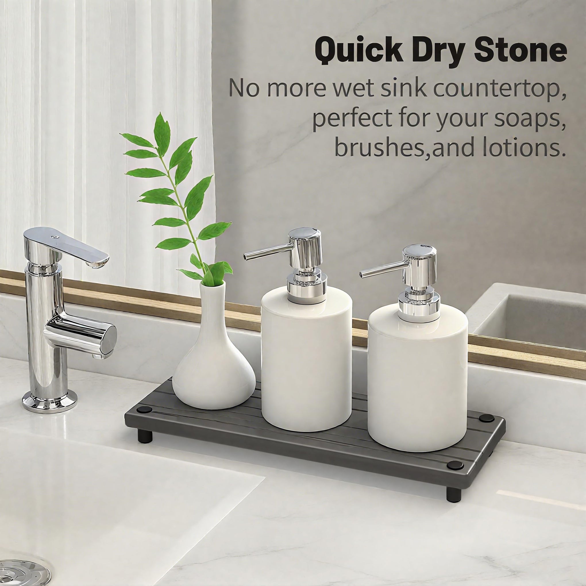 Quick Dry Sink Caddy Kitchen Sink Organizer