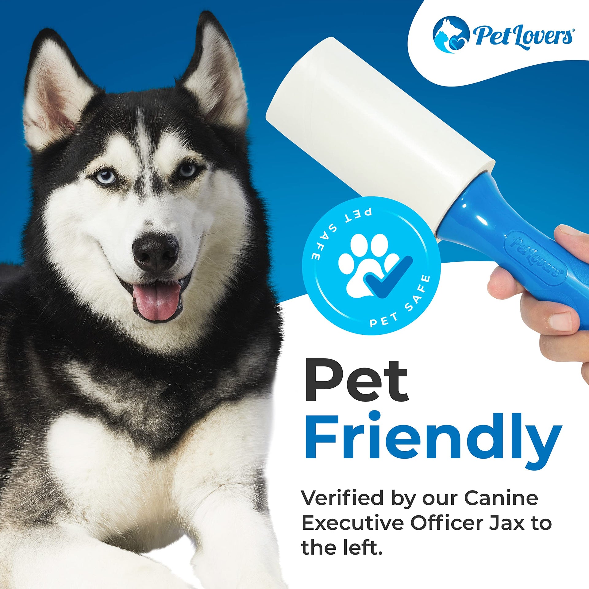 Lint Rollers for Pet Hair Extra Sticky 6 Pack (360 Count)
