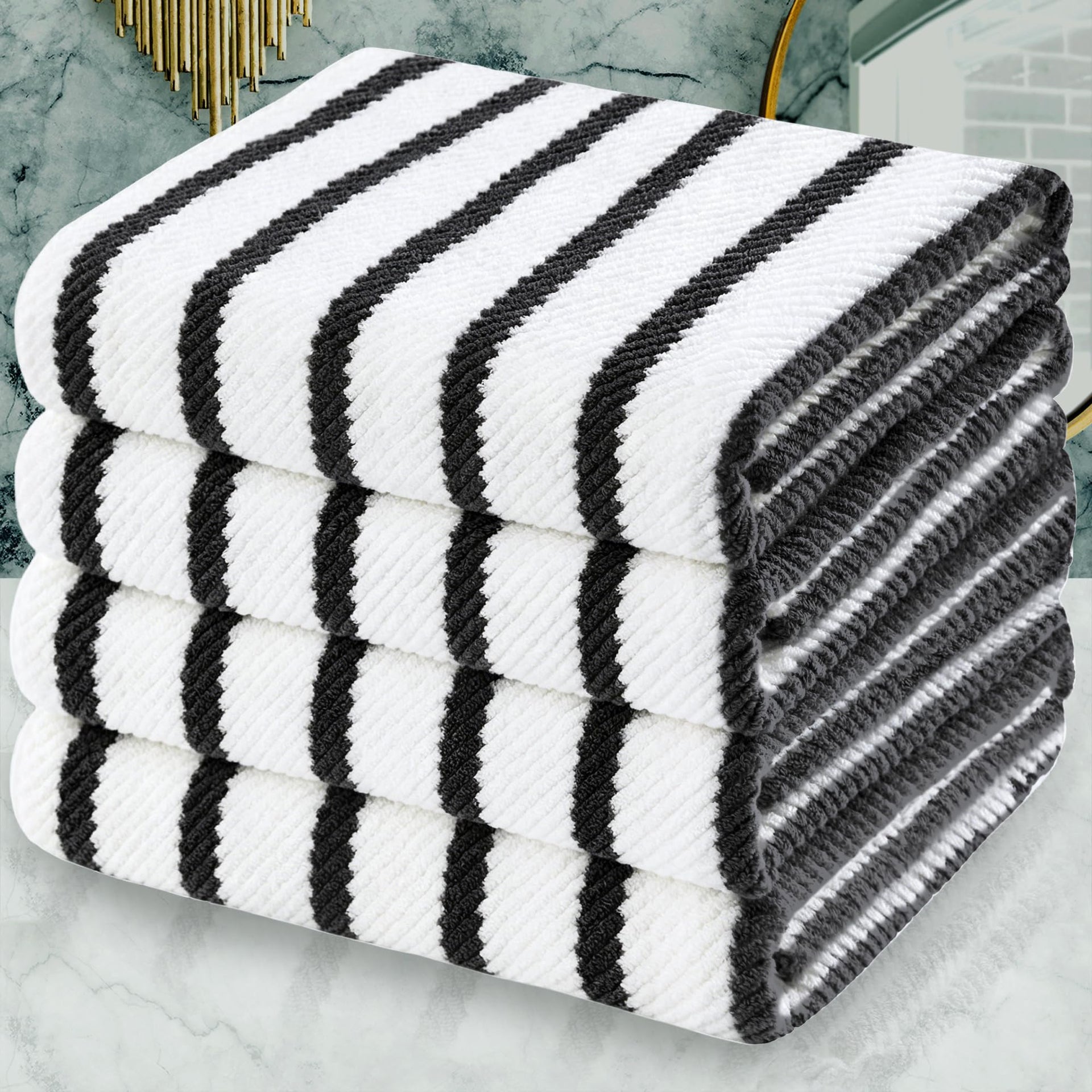 Bath Towels 4PC (4 Count)