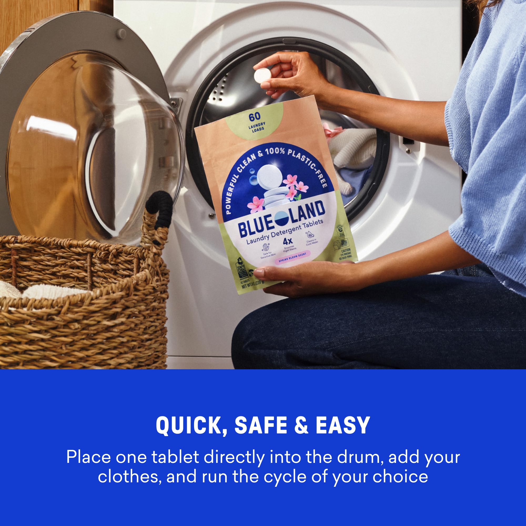 100% Plastic Free Laundry Detergent Tablets (36 Count) - ModHome Supplies