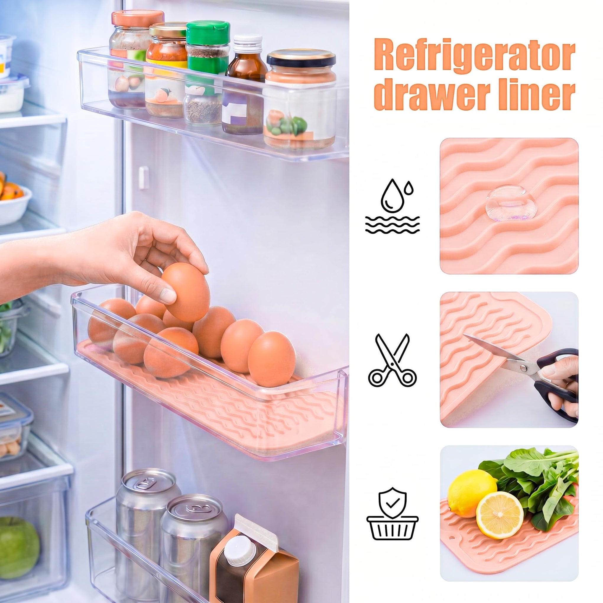 Silicone Dish Drying Mat for Multiple Usage