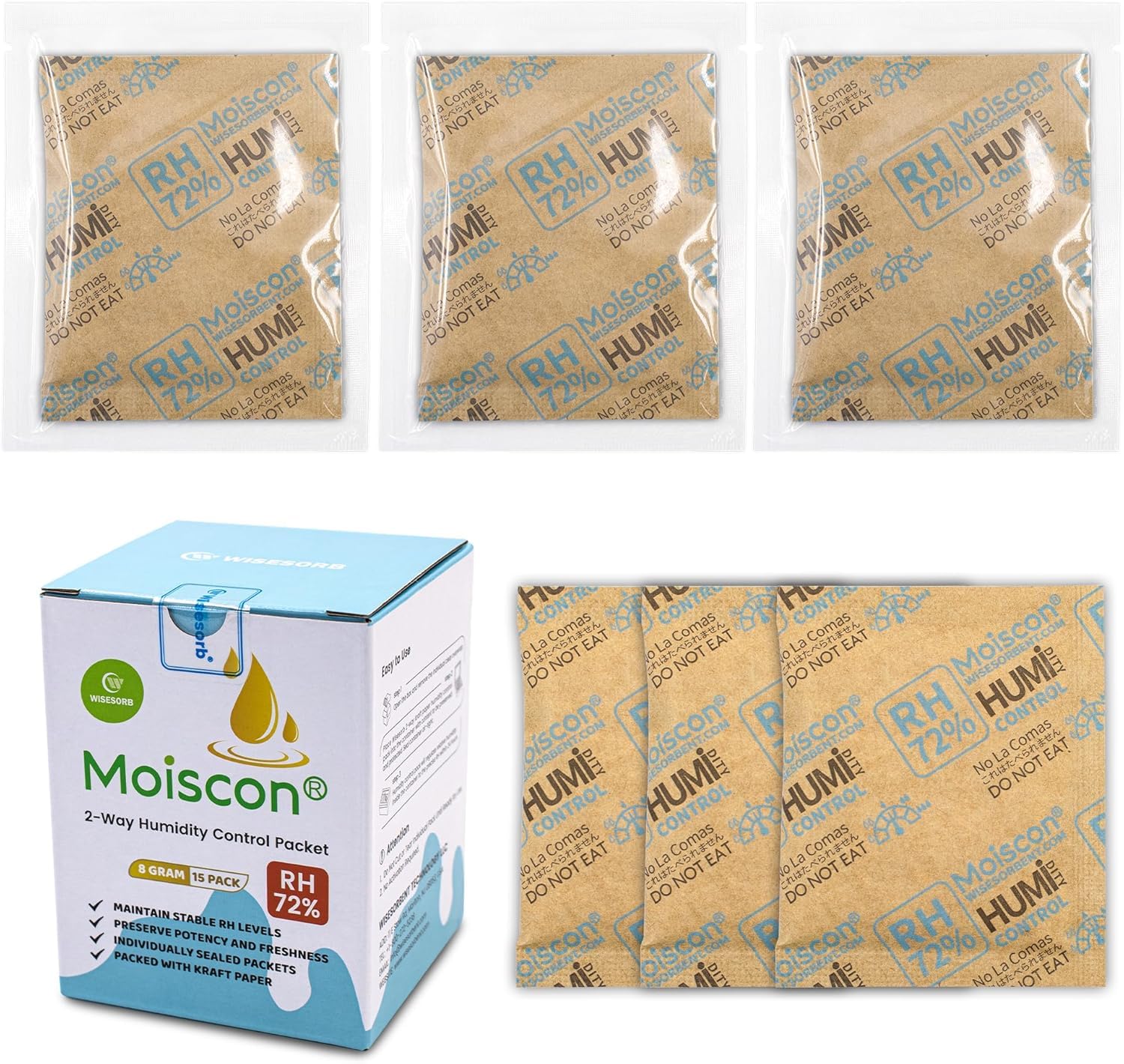 72% Two Way Humidity Control Packs
