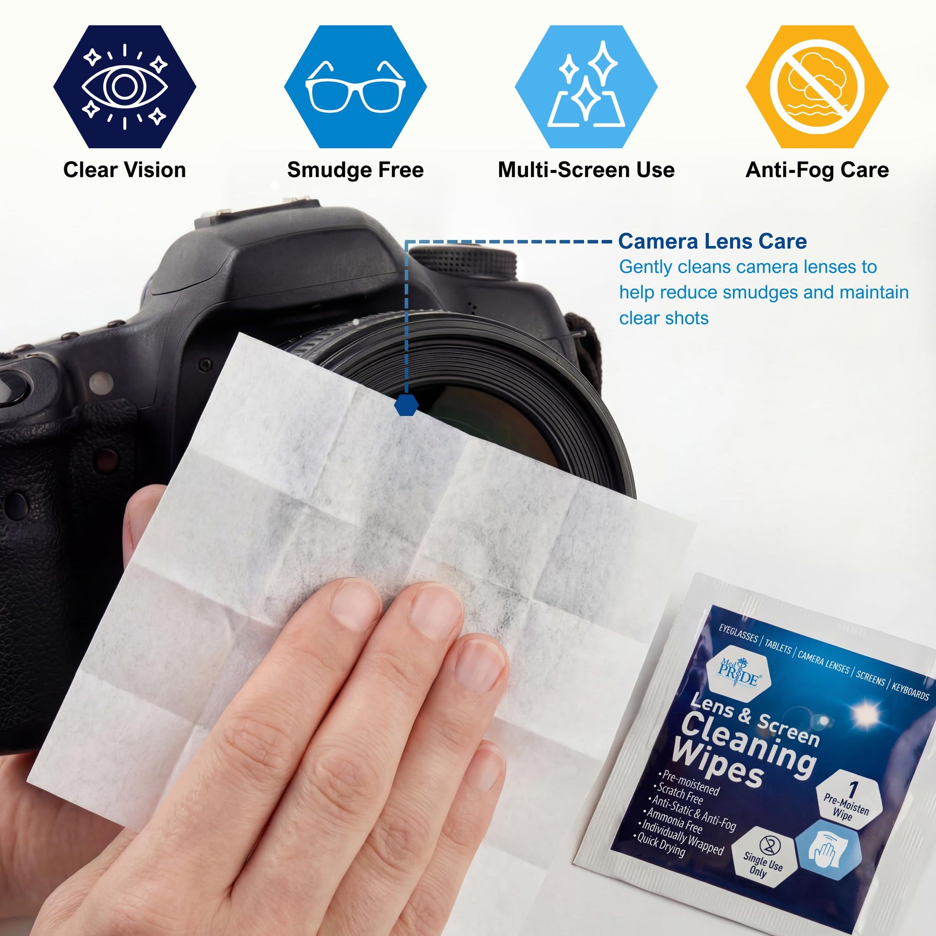Lens & Screen Cleaning Wipes (400 Count)