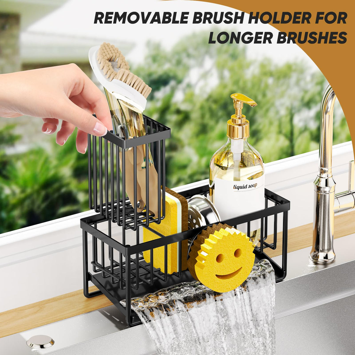 Sponge Holder for Kitchen Sink