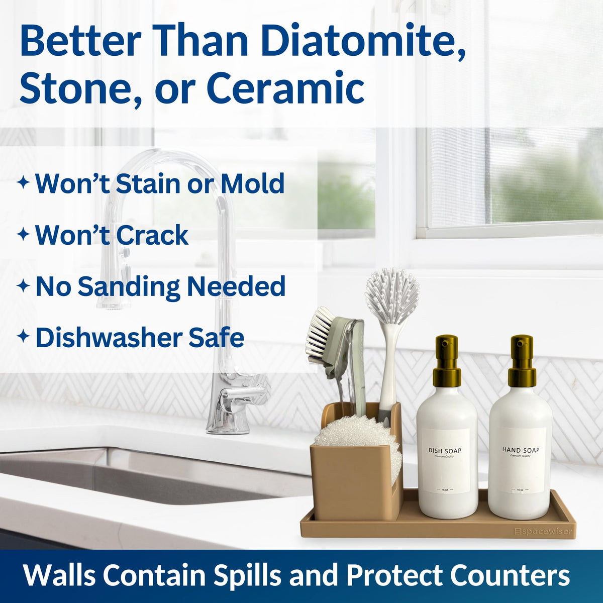 Silicone Countertop & Vanity Tray