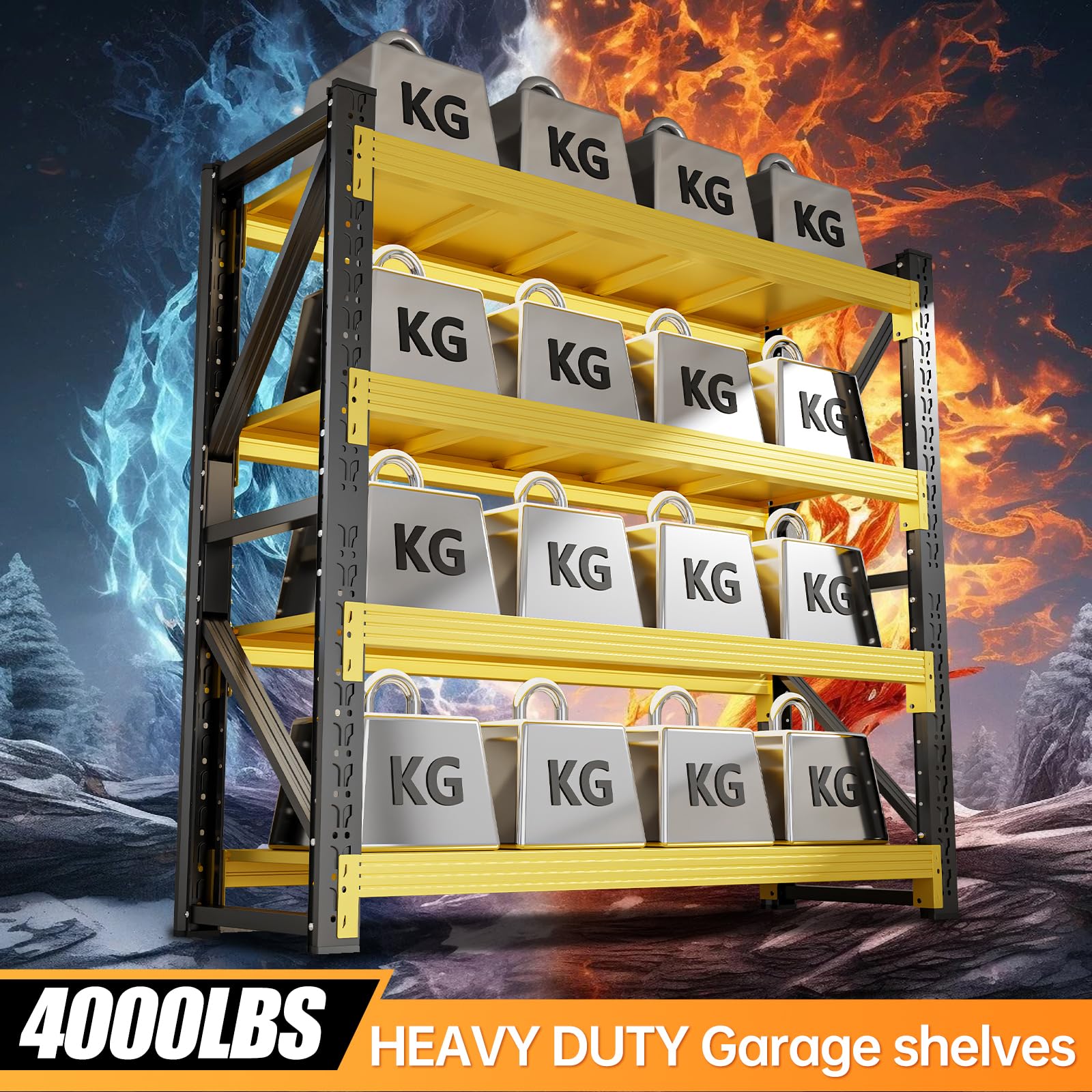 48" W Storage Shelves Heavy Duty