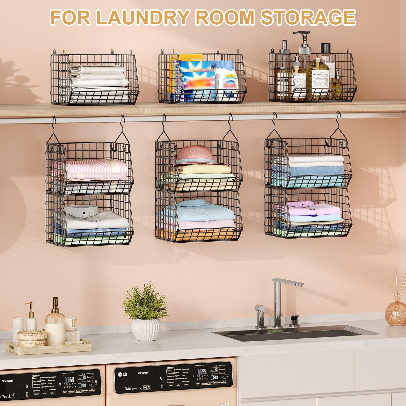 6 Tier Closet Hanging Organizer (6 Count)